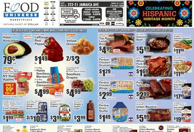 Food Universe (Queens Village, NY) Weekly Ad September 25 - October 1, 2026