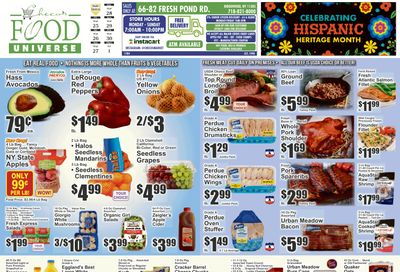 Food Universe (Ridgewood, NY) Weekly Ad September 25 - October 1, 2026
