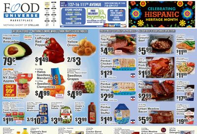 Food Universe (South Ozone Park, NY) Weekly Ad September 25 - October 1, 2026
