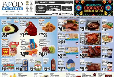 Food Universe (Waterbury, CT) Weekly Ad September 25 - October 1, 2026