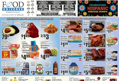 Food Universe Weekly Ad September 25 - October 1, 2026