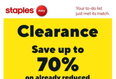 Staples Flyer September 25 to October 1