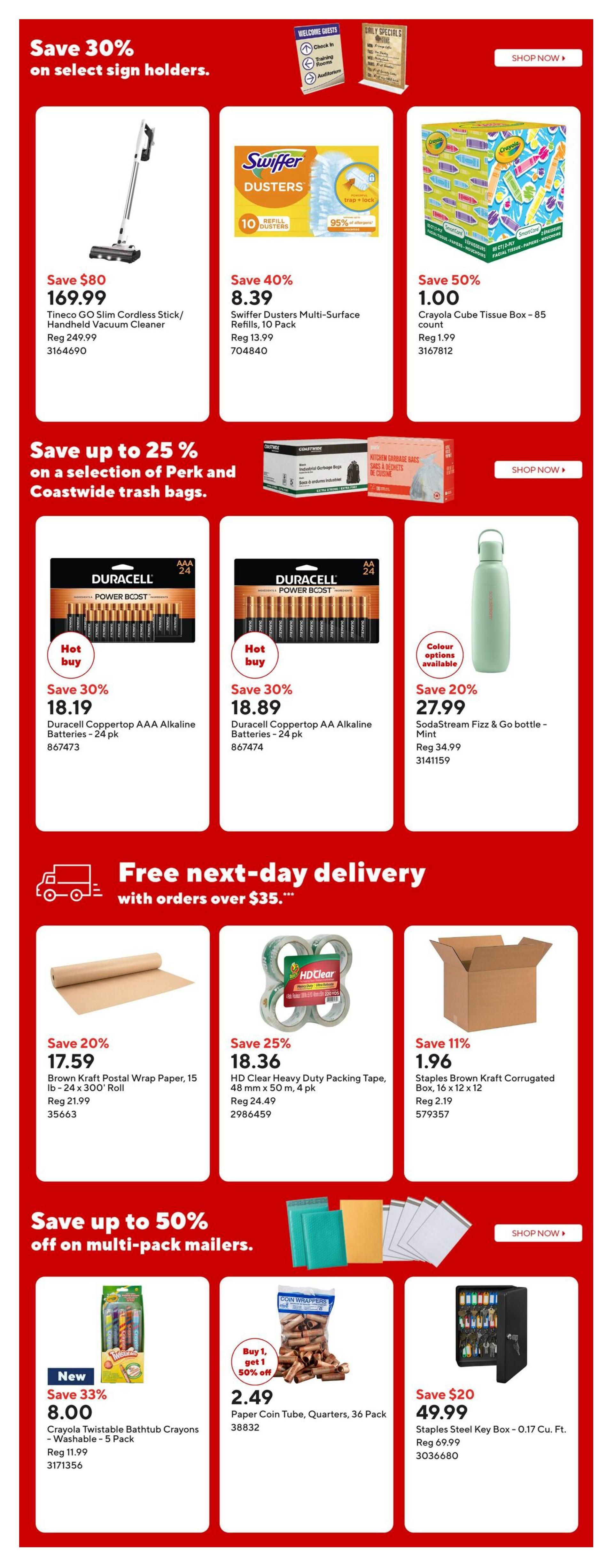 Staples Flyer September 25 to October 1
