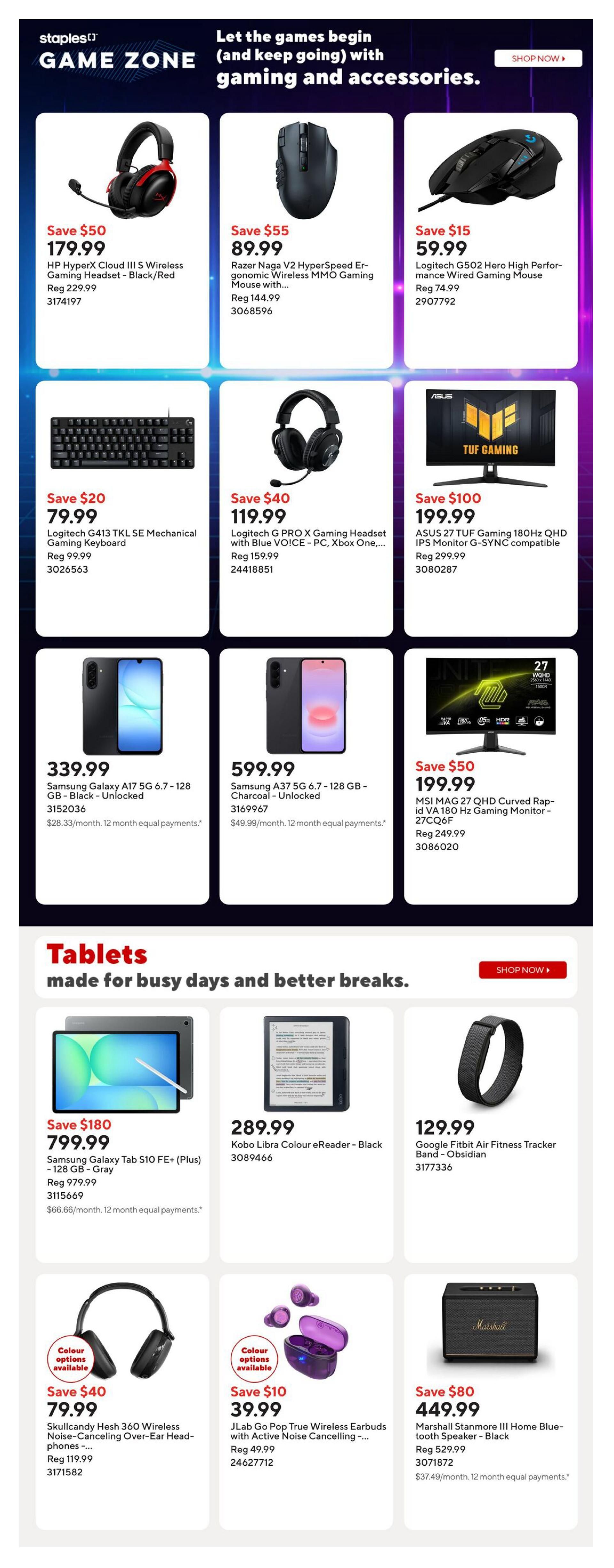 Staples Flyer September 25 to October 1