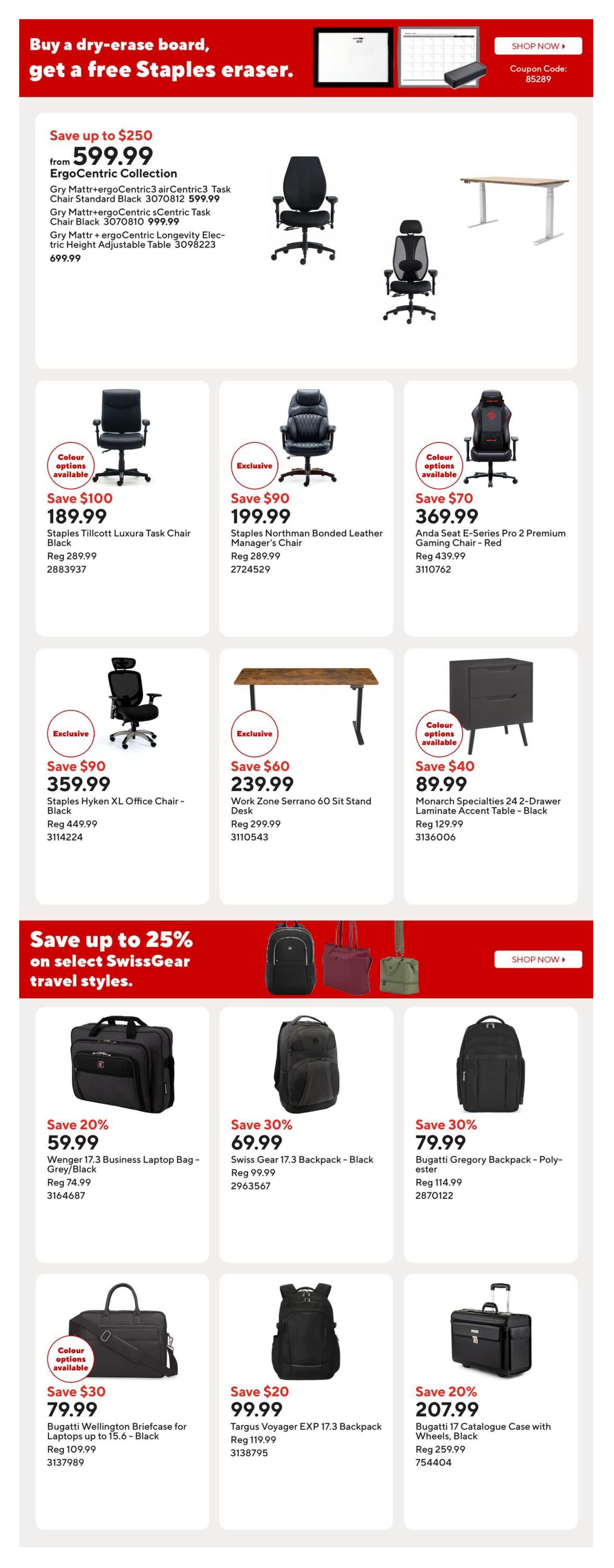 Staples Flyer September 25 to October 1