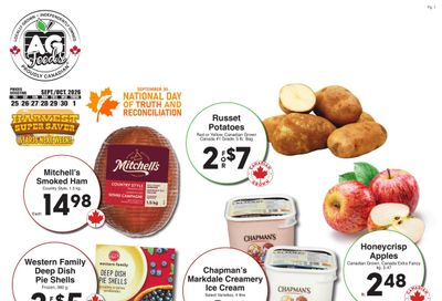 AG Foods Flyer September 25 to October 1