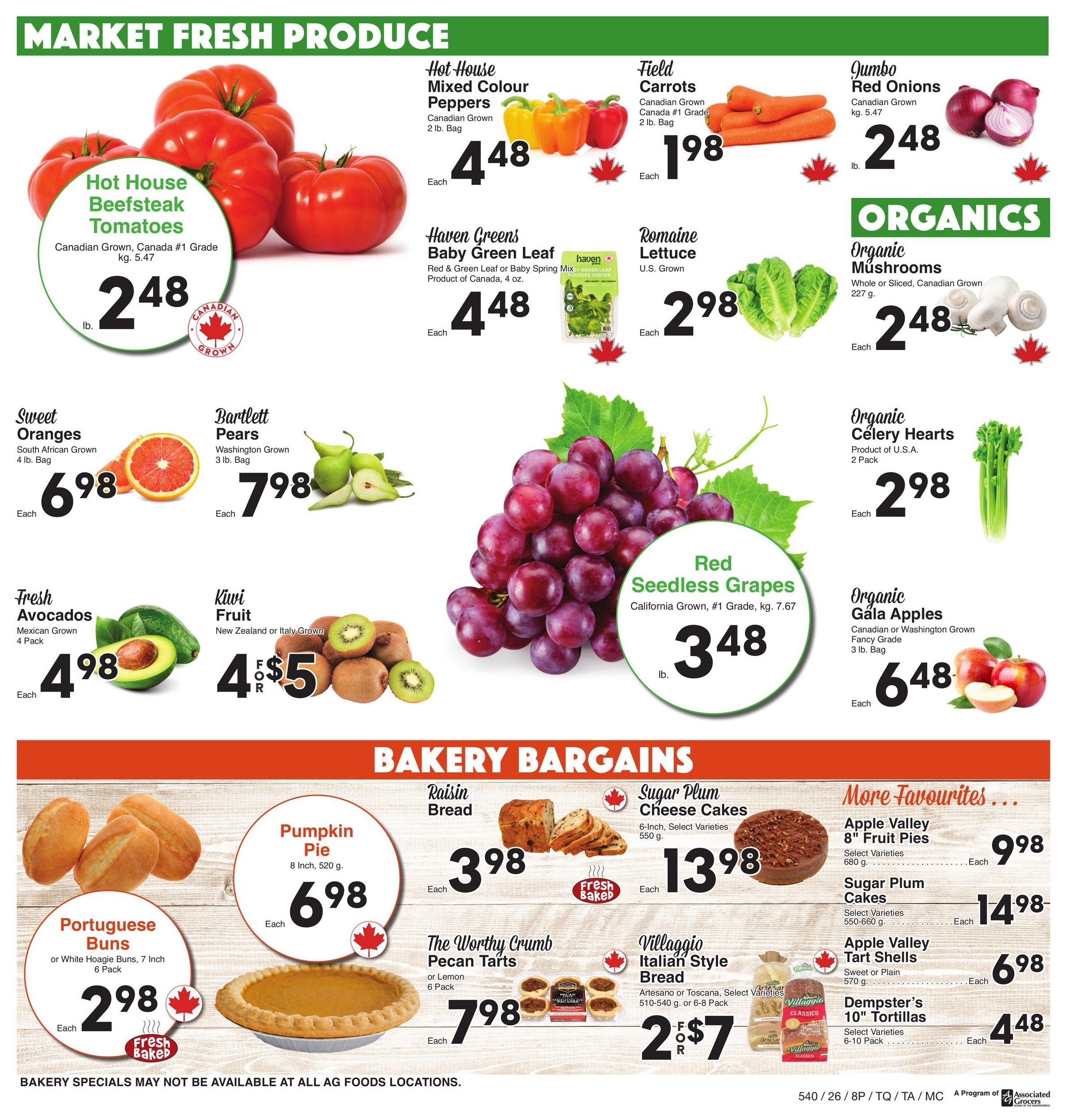AG Foods Flyer September 25 to October 1