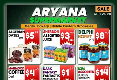 Aryana Supermarket (London) Flyer September 25 to 28 