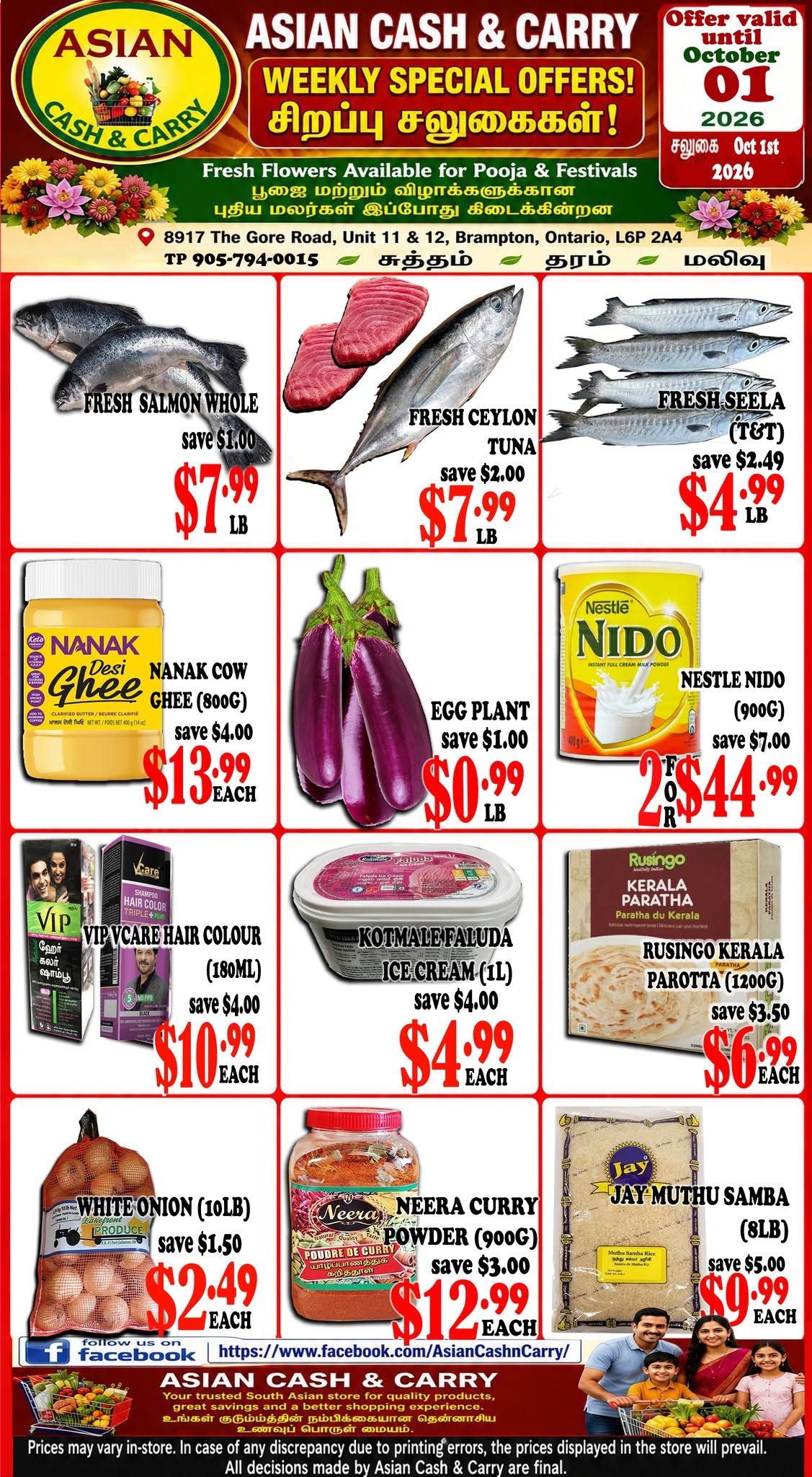 Asian Cash & Carry Flyer September 25 to October 1
