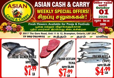 Asian Cash & Carry Flyer September 25 to October 1