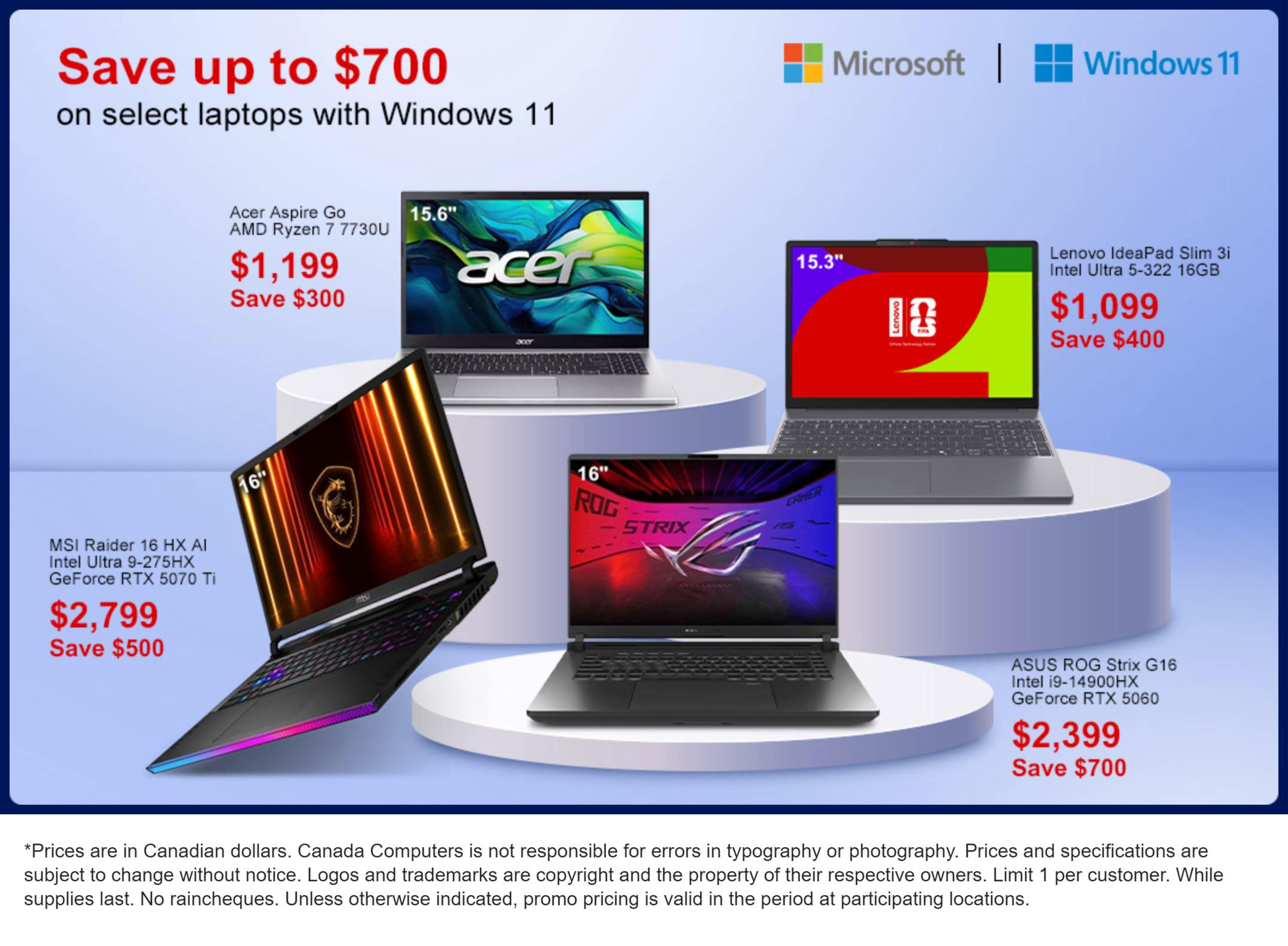Canada Computers Flyer September 25 to October 1
