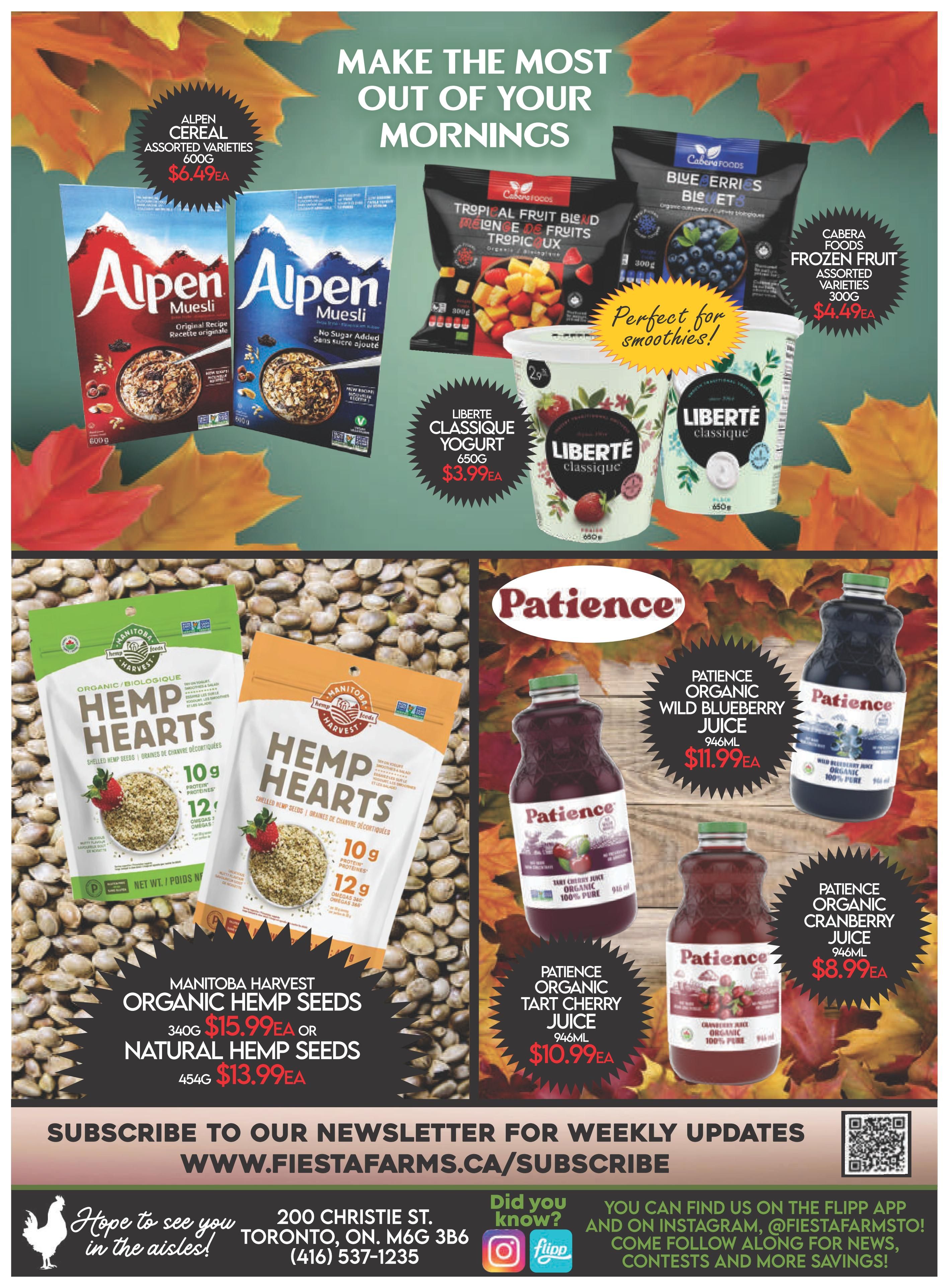 Fiesta Farms Flyer September 25 to October 1