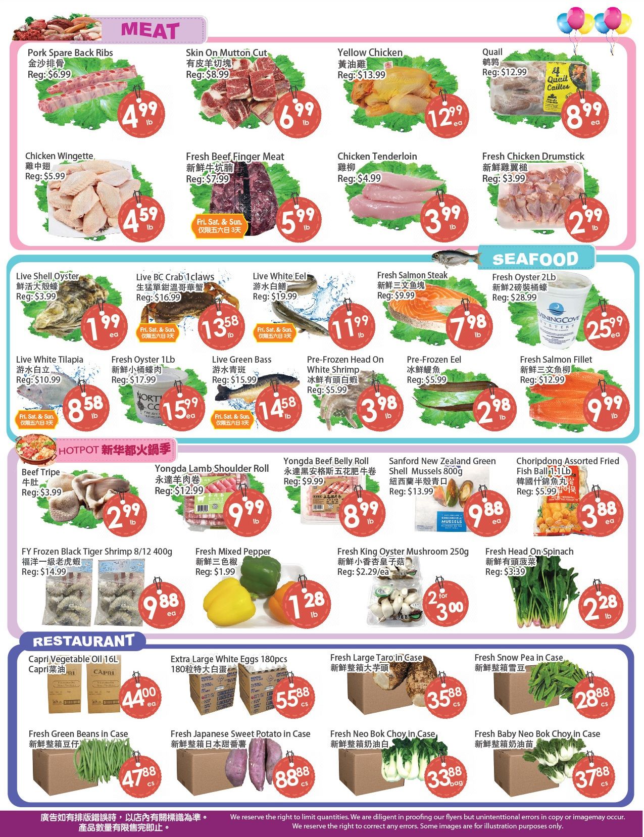 Fresh Palace Supermarket Flyer September 25 to October 1