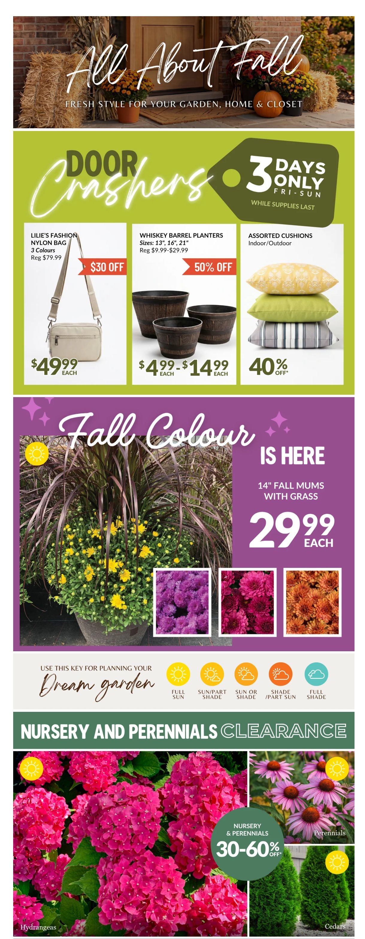 Lakeside Garden Gallery Flyer September 25 to October 1