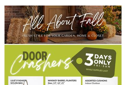 Lakeside Garden Gallery Flyer September 25 to October 1