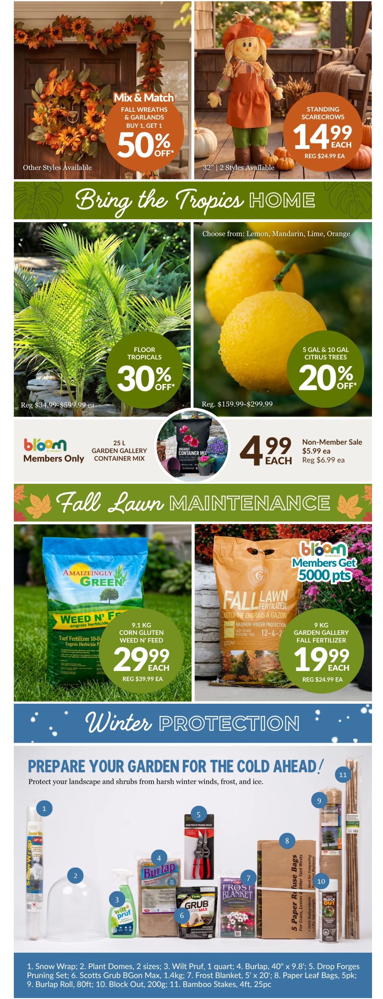 Lakeside Garden Gallery Flyer September 25 to October 1