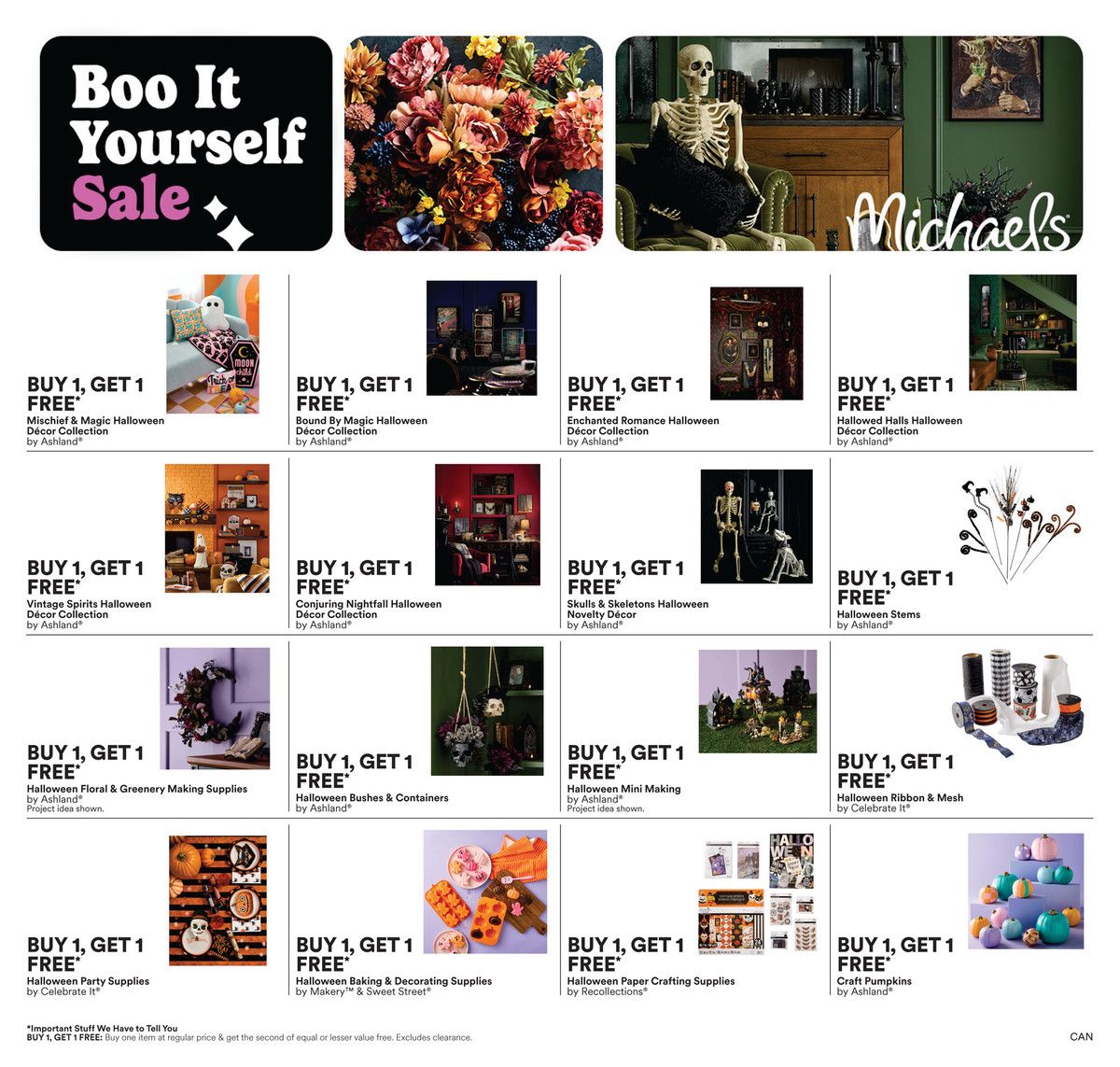 Michael's Flyer September 25 to October 1