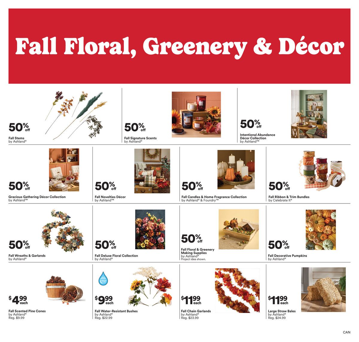 Michael's Flyer September 25 to October 1