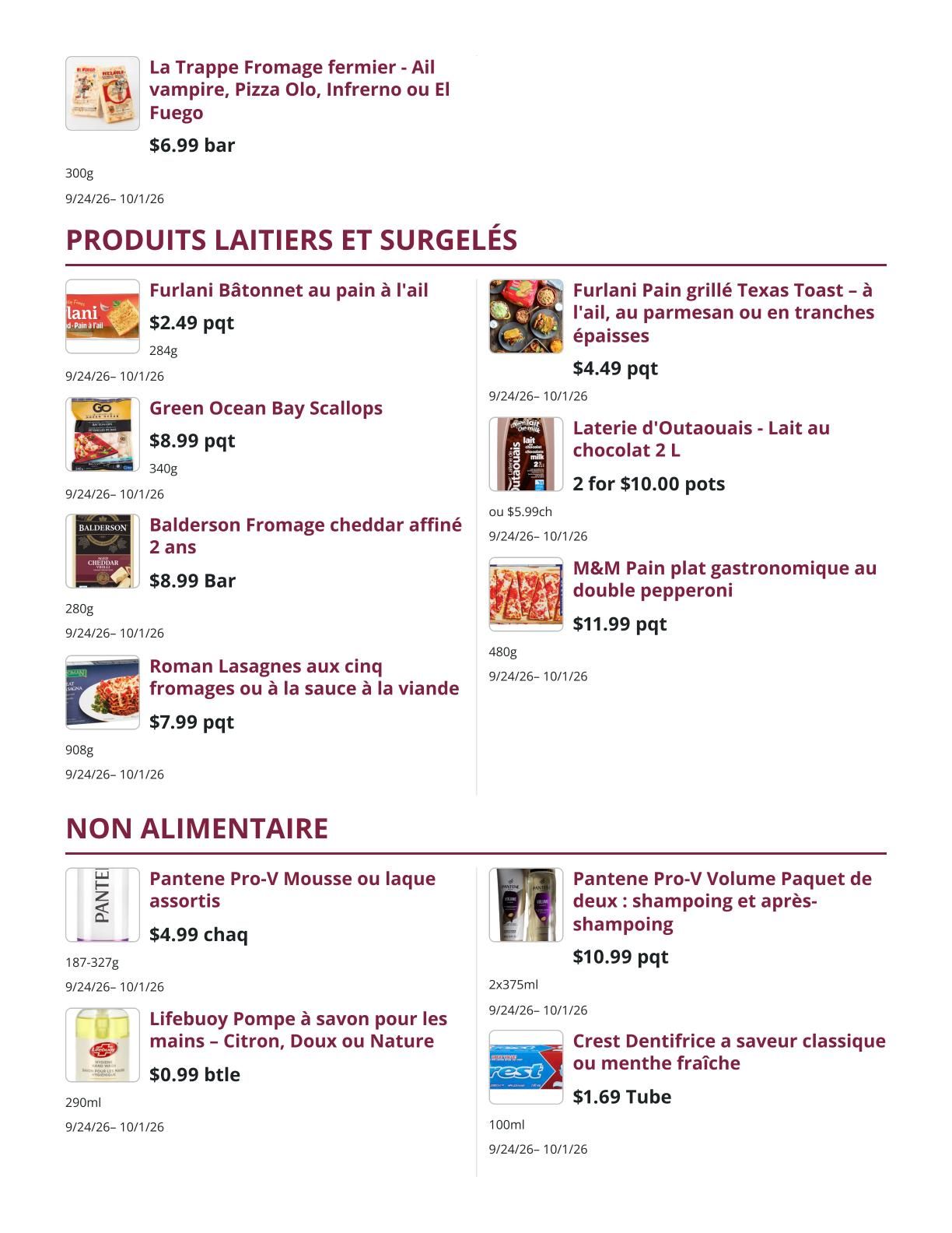 Mike Dean Local Grocer Flyer September 24 to October 1