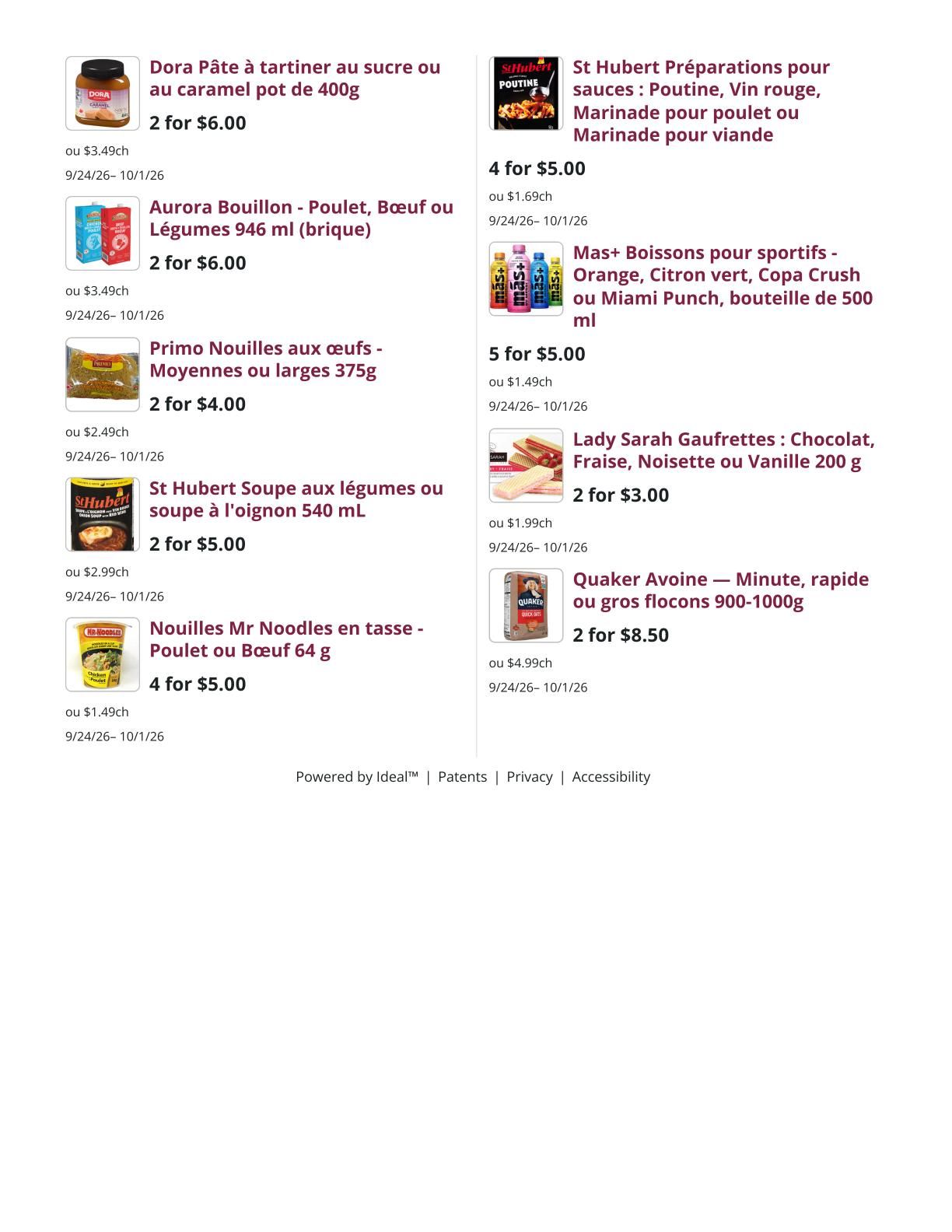 Mike Dean Local Grocer Flyer September 24 to October 1