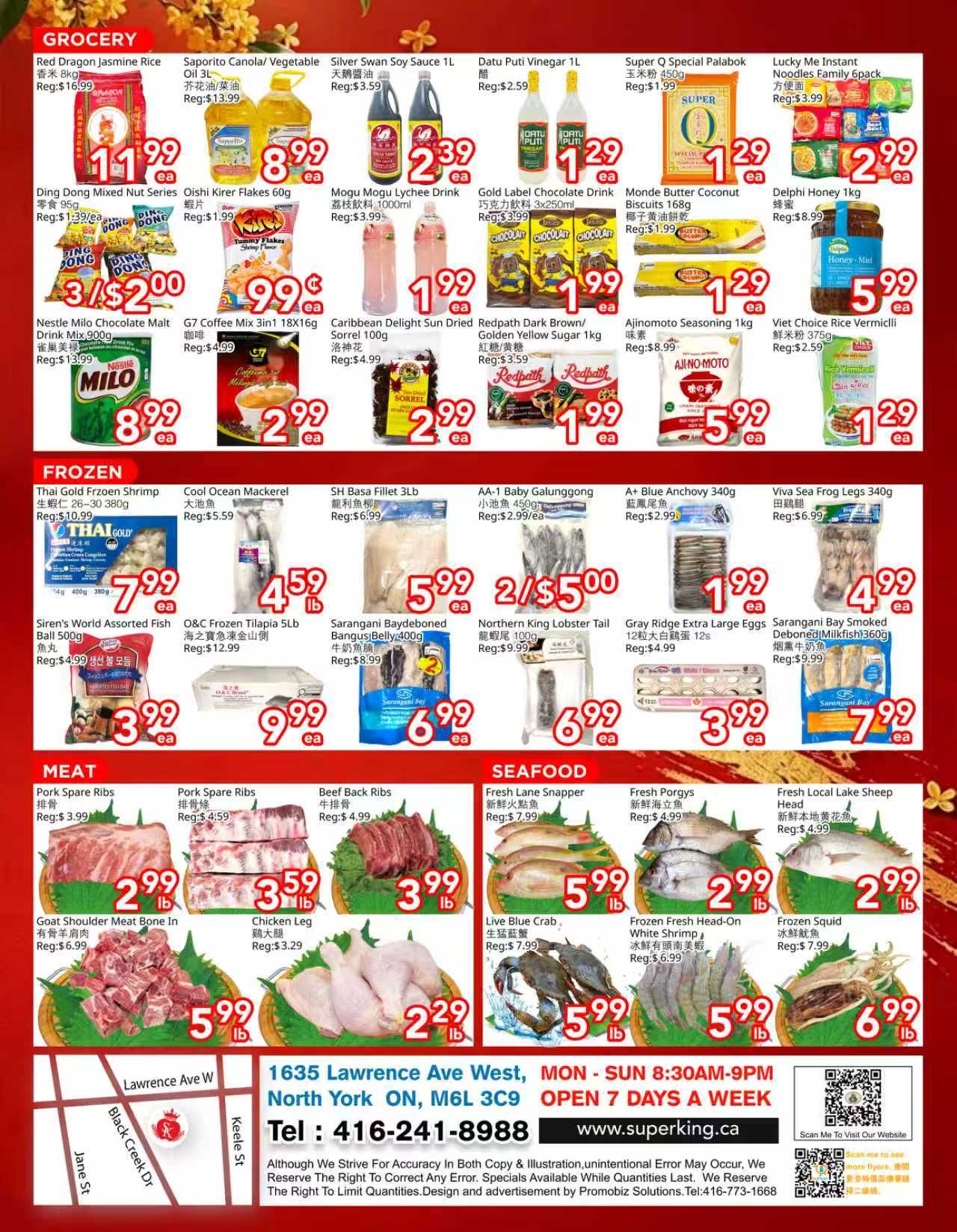 Superking Supermarket (North York) Flyer September 25 to October 1