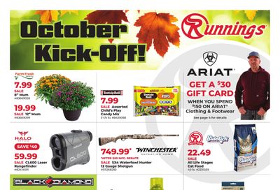 Runnings (Aurora Area, IL) October Kick-Off! Weekly Ad September 24 - October 4, 2026
