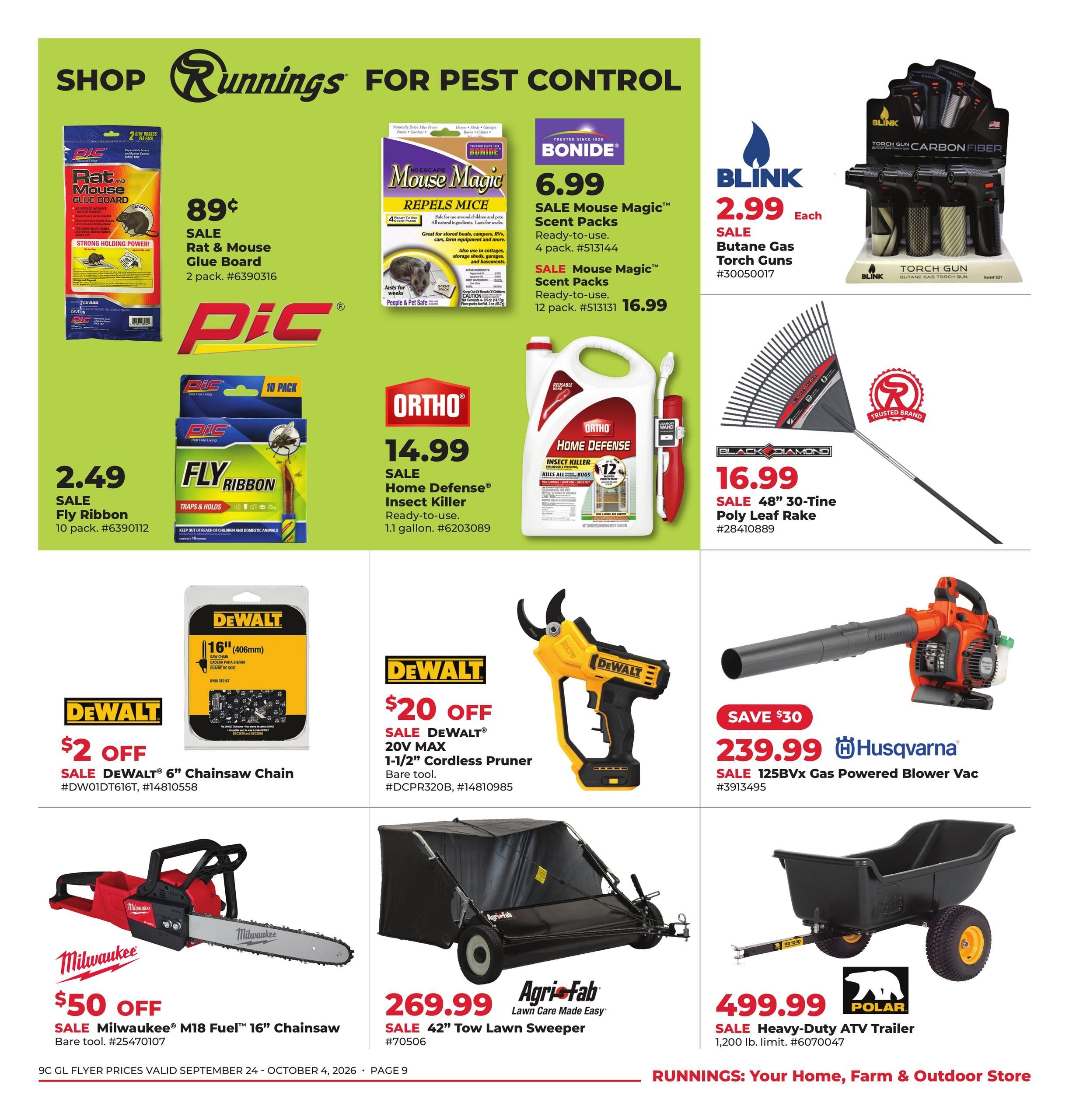 Runnings (Aurora Area, IL) October Kick-Off! Weekly Ad September 24 - October 4, 2026