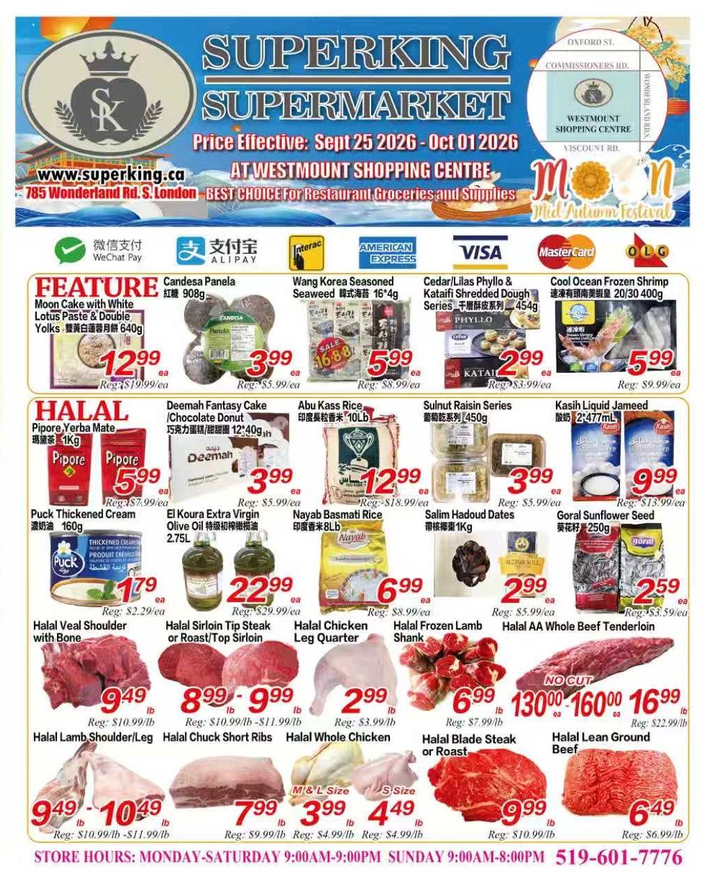 Superking Supermarket (London) Flyer September 25 to October 1