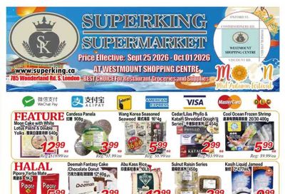 Superking Supermarket (London) Flyer September 25 to October 1
