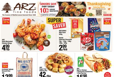 Arz Fine Foods Flyer September 25 to October 1