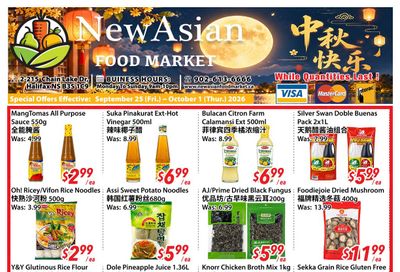 New Asian Food Market Flyer September 25 to October 1
