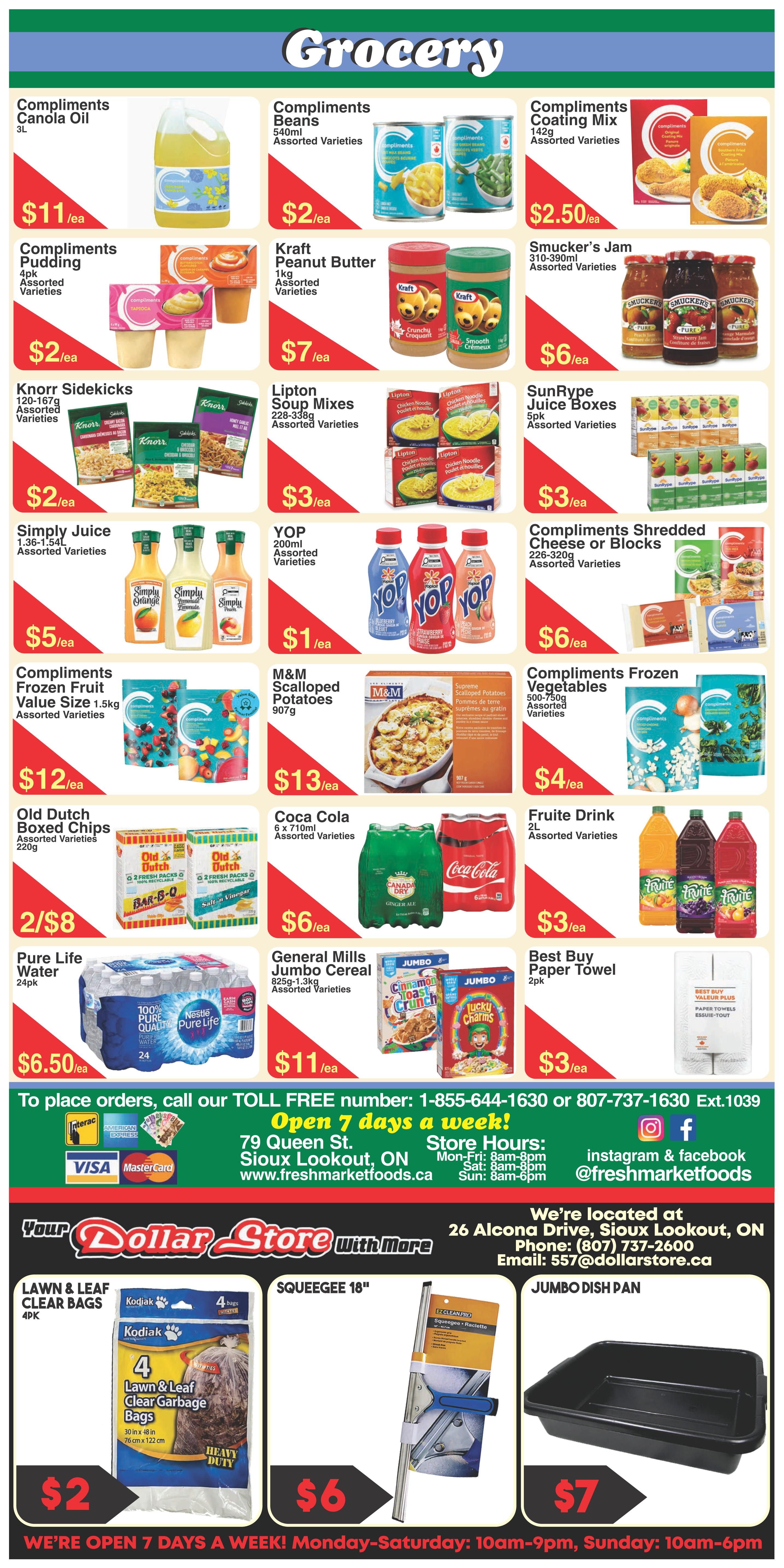 Fresh Market Foods Flyer September 25 to October 1