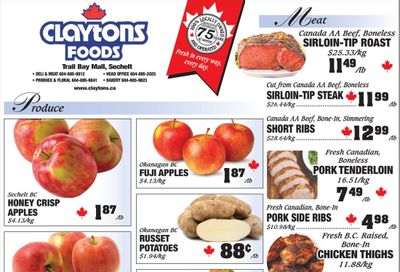 Claytons Heritage Market Flyer September 25 to October 1