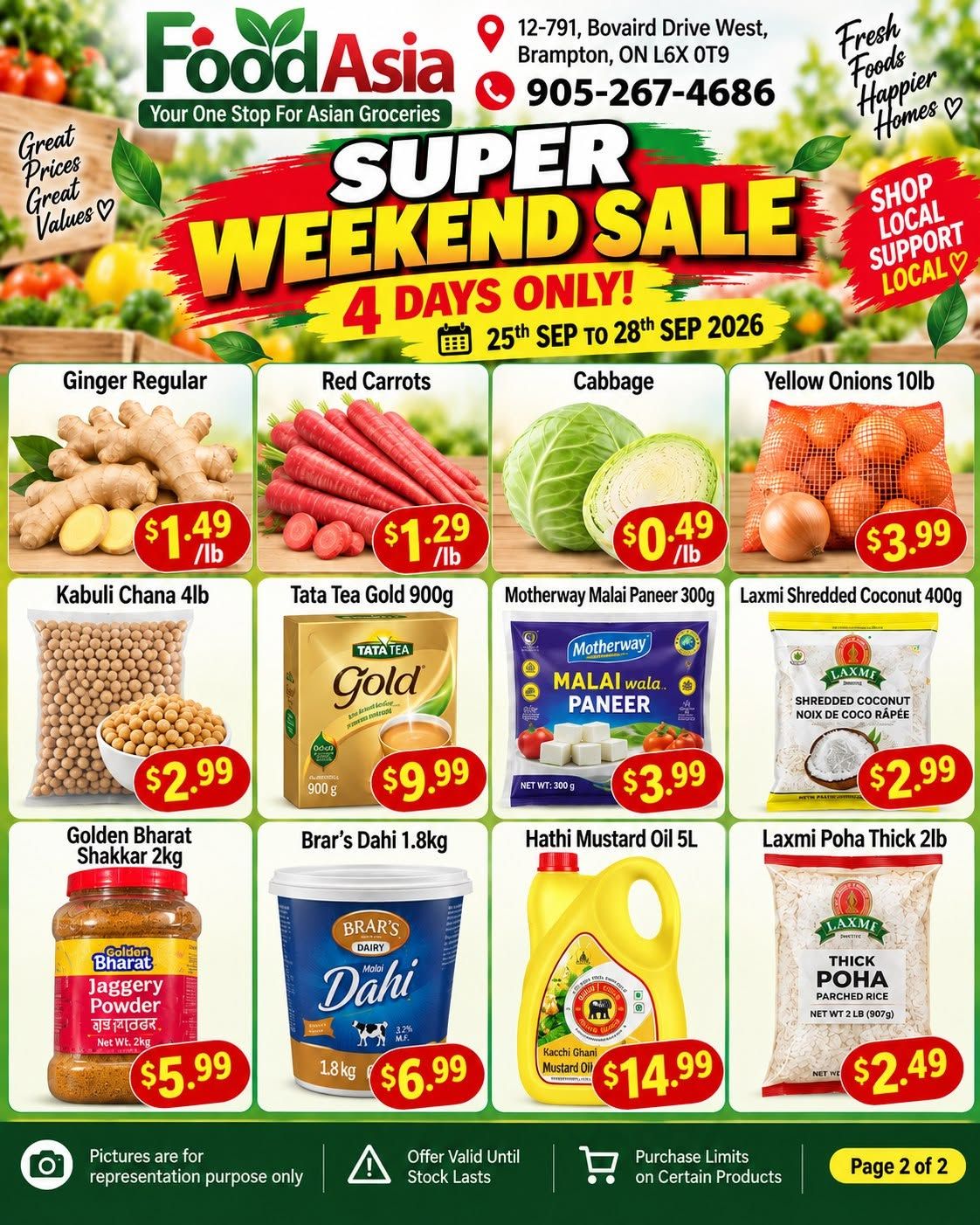 FoodAsia Flyer September 25 to 28