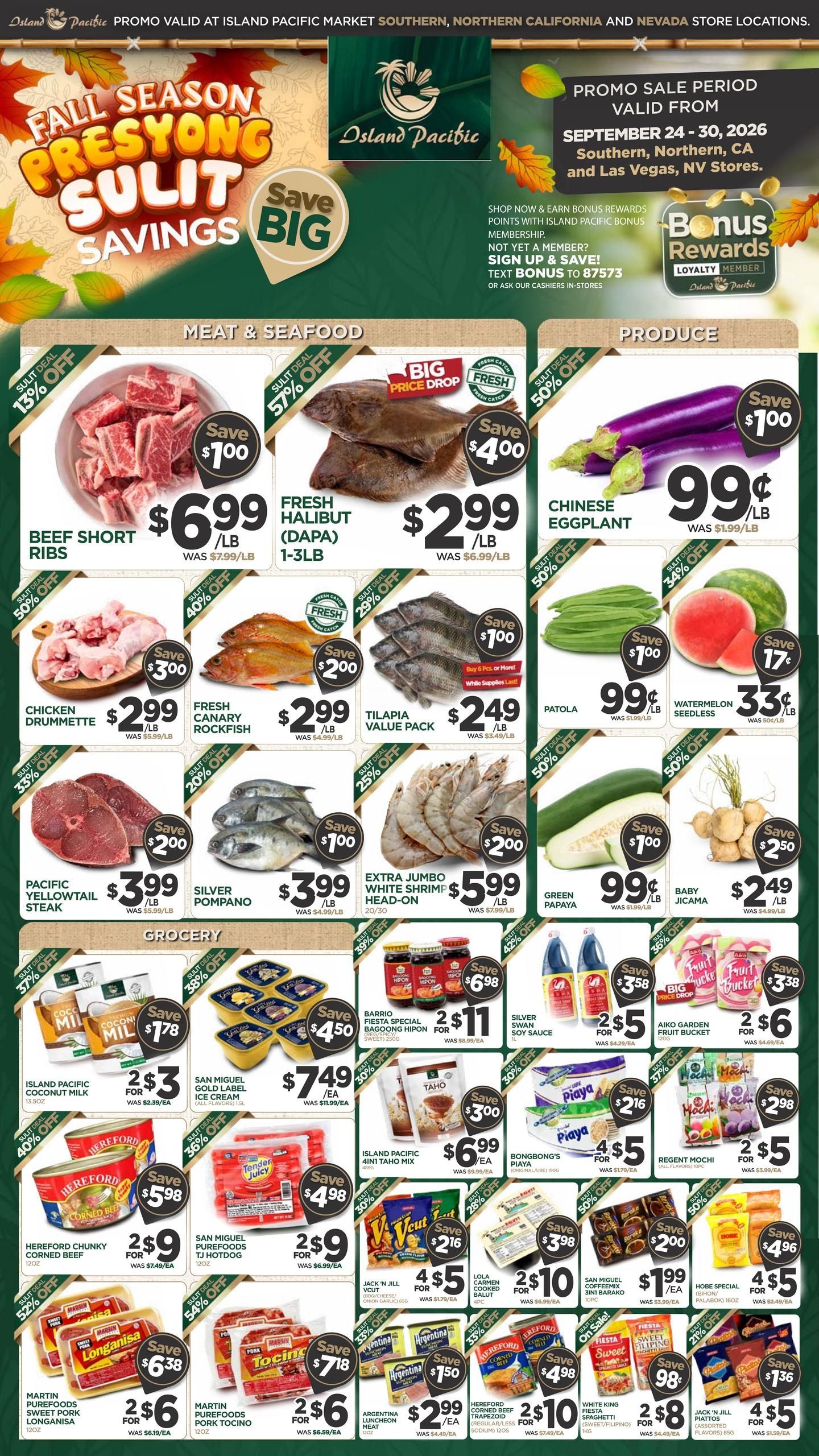 Island Pacific Market Weekly Ad September 24 - 30, 2026