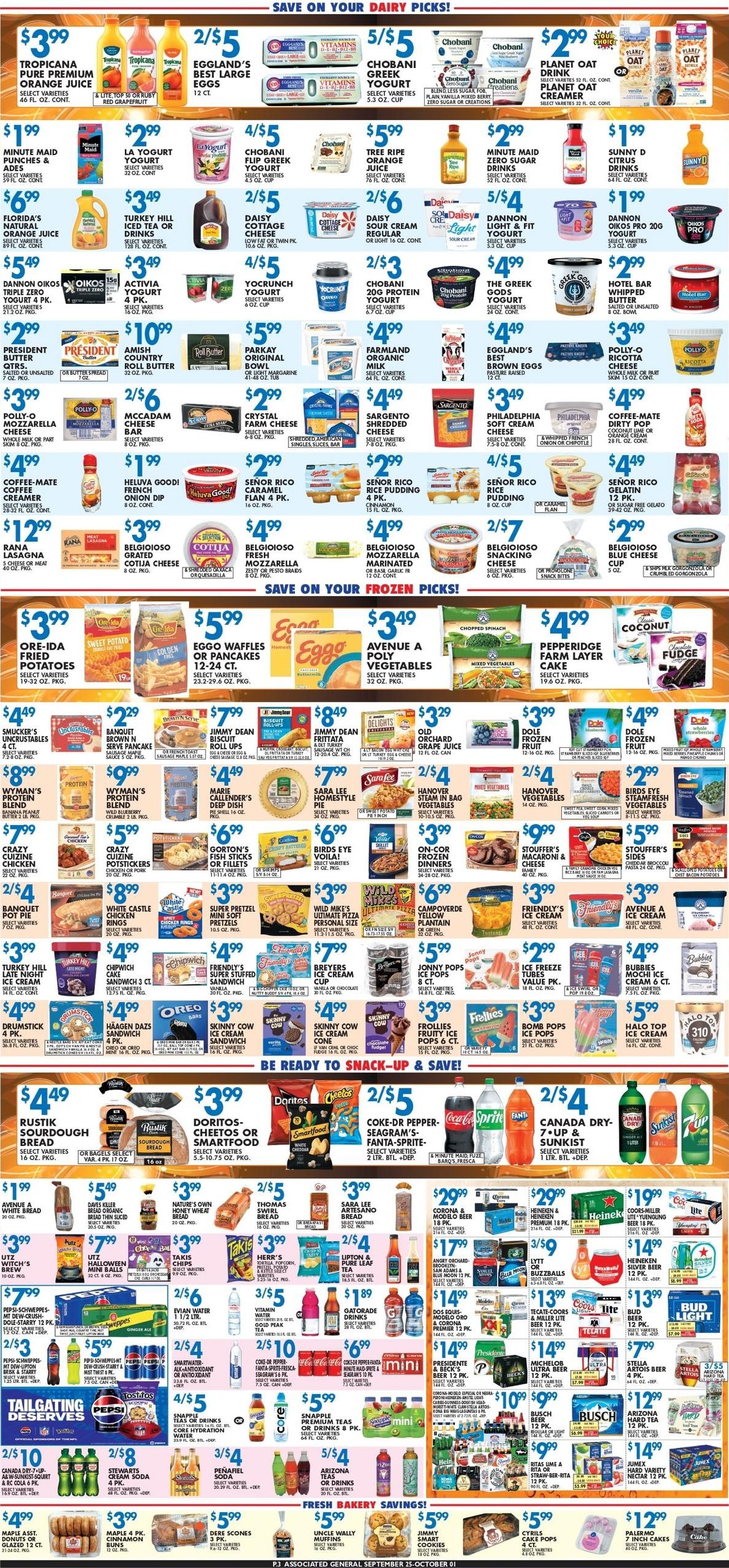 Associated Supermarkets Weekly Ad September 25 - October 1, 2026