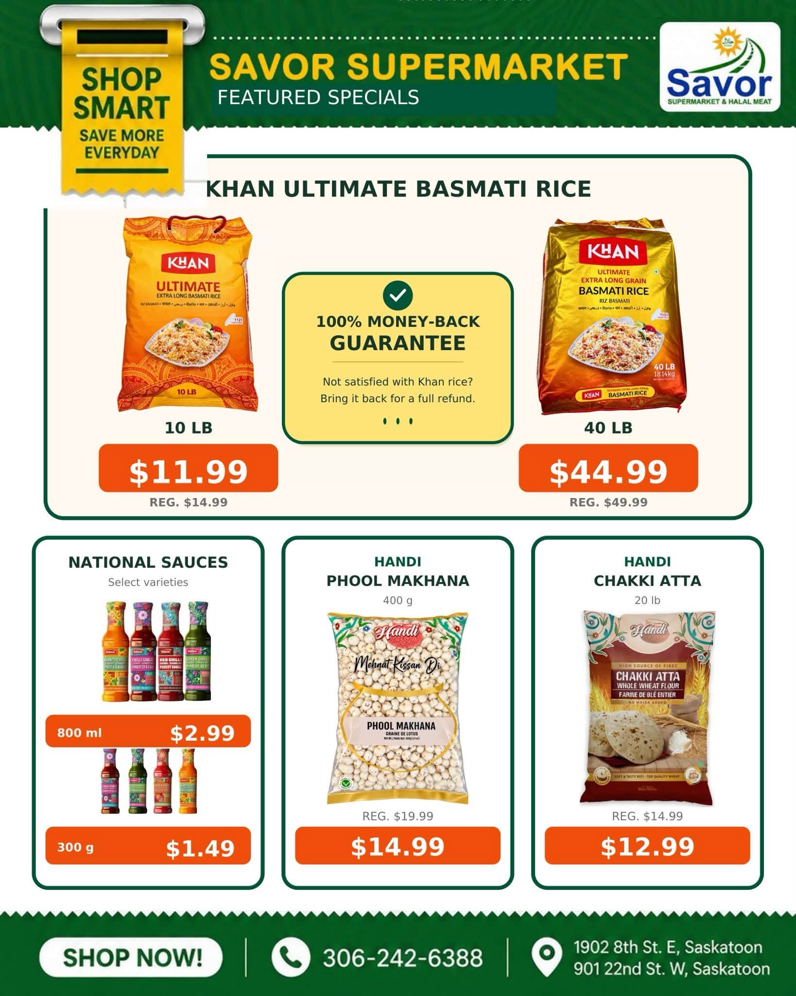 Savor Supermarket Flyer September 25 to October 1
