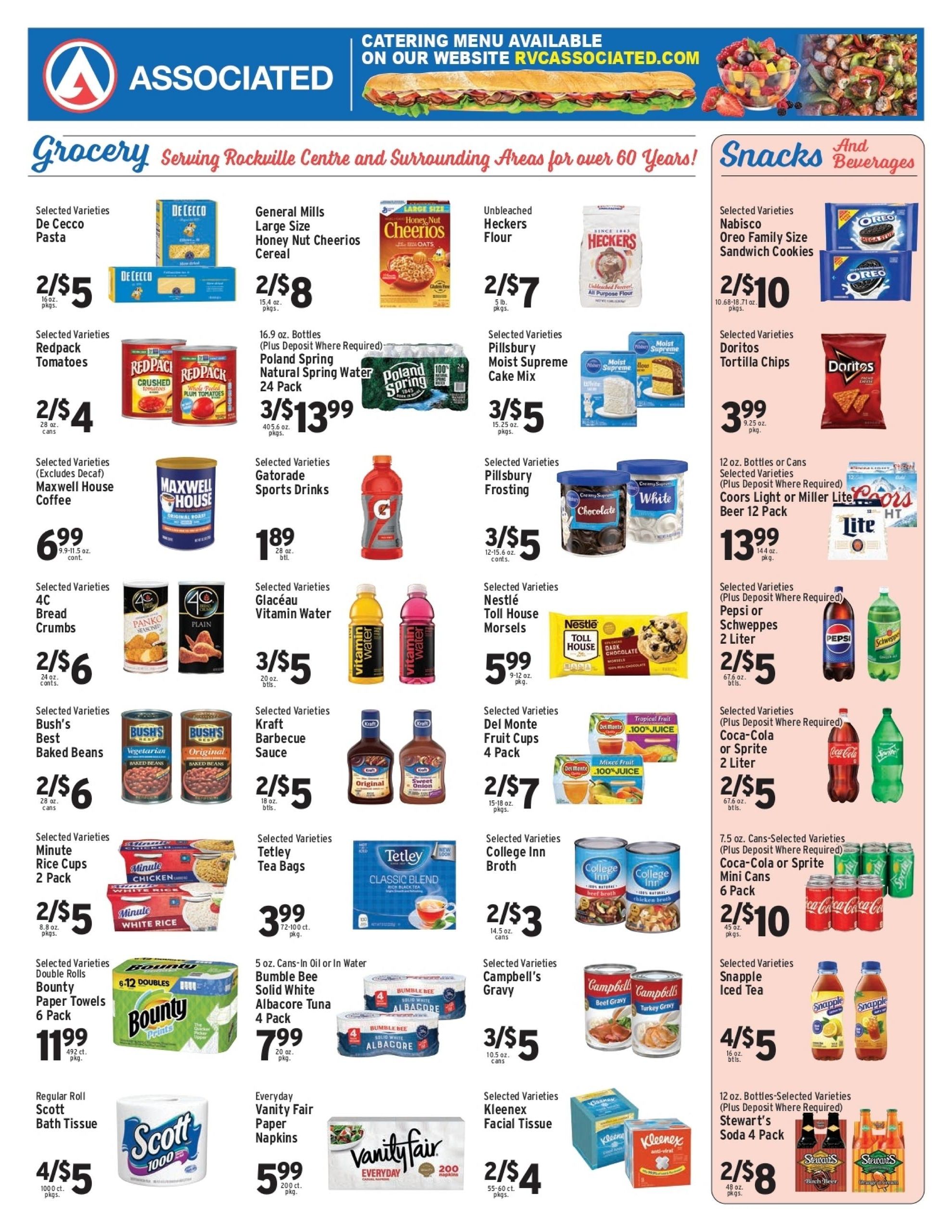 Associated Supermarkets (Carle Place Area, NY) Weekly Ad September 25 - October 1, 2026