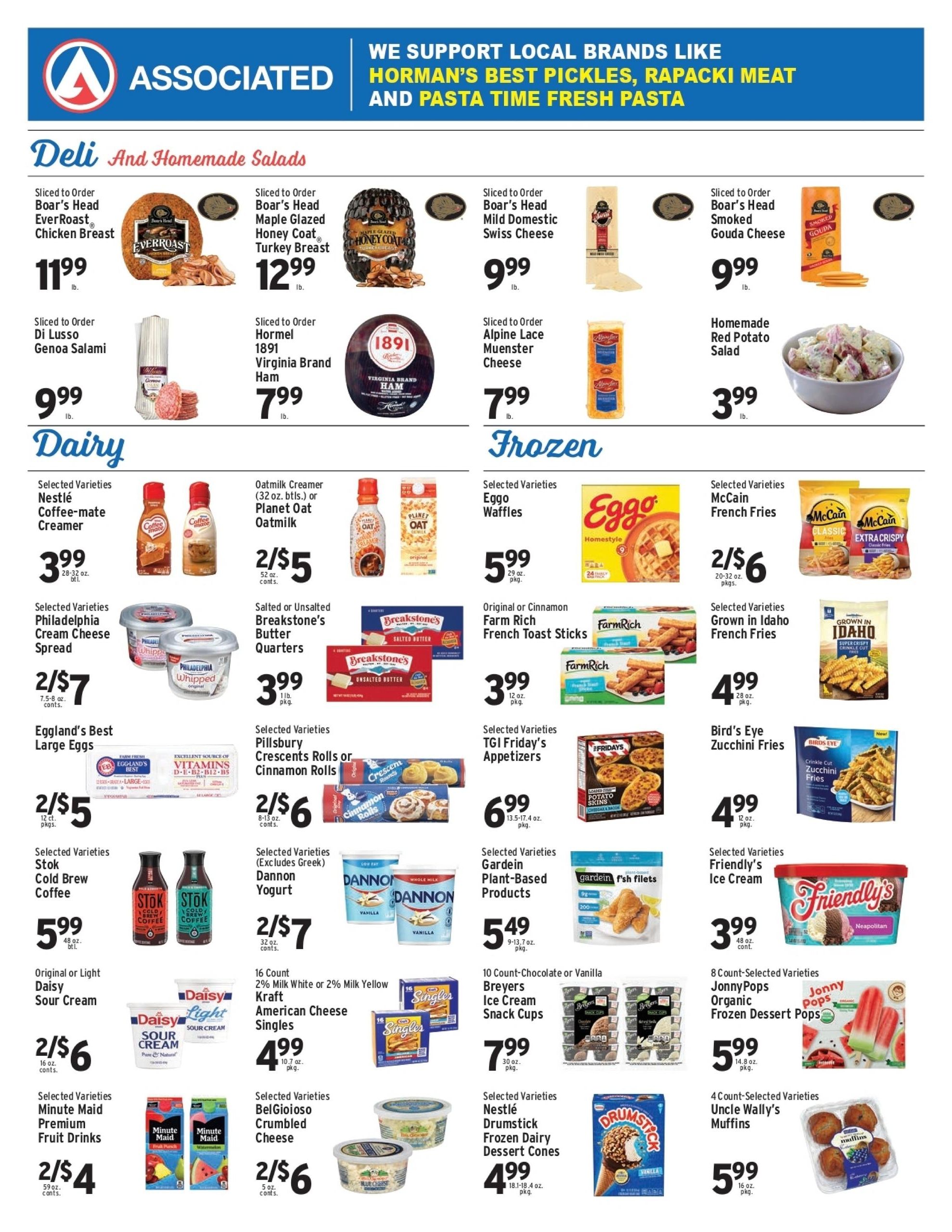Associated Supermarkets (Carle Place Area, NY) Weekly Ad September 25 - October 1, 2026