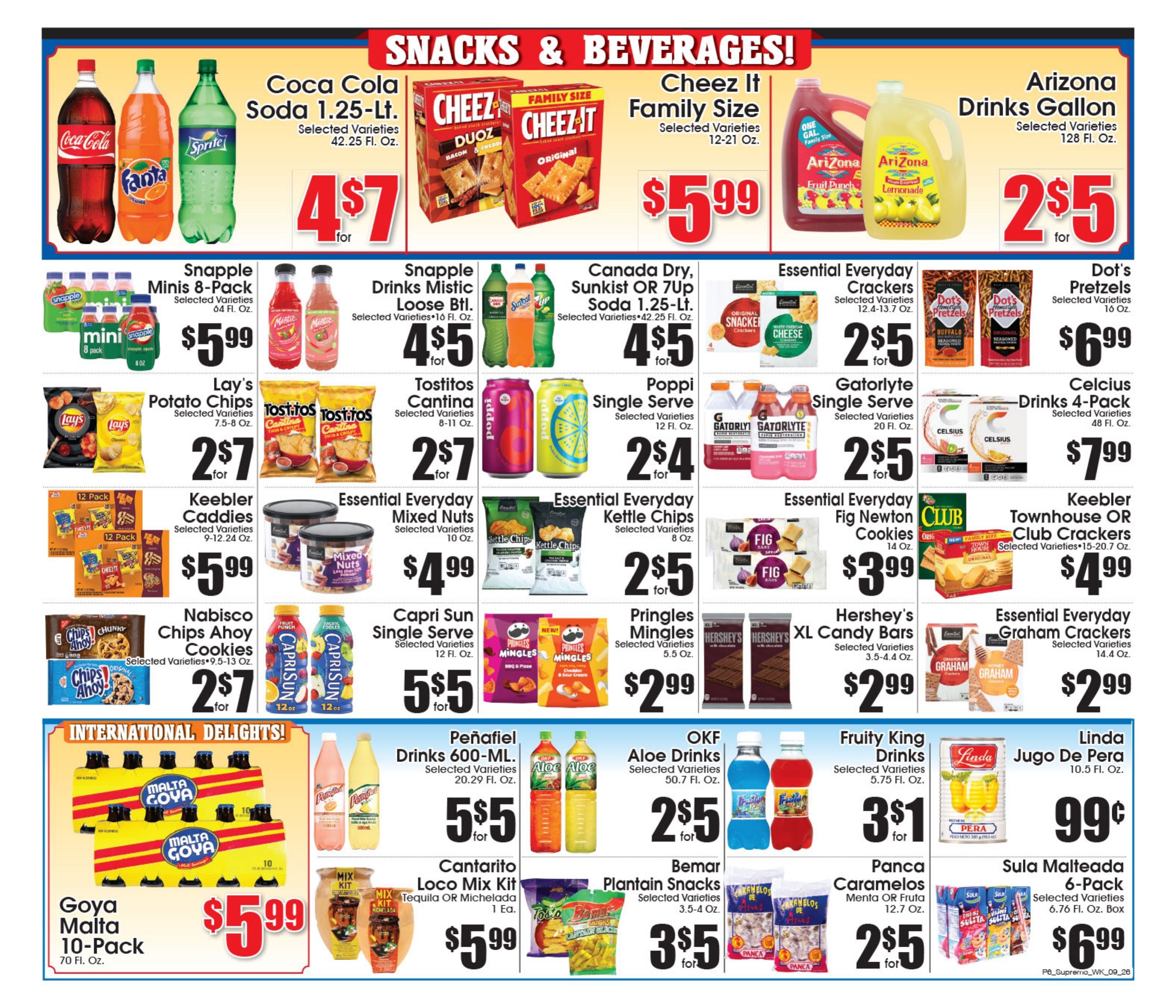 Supremo Food Markets (Elizabeth, NJ) Weekly Ad September 26 - October 2, 2026