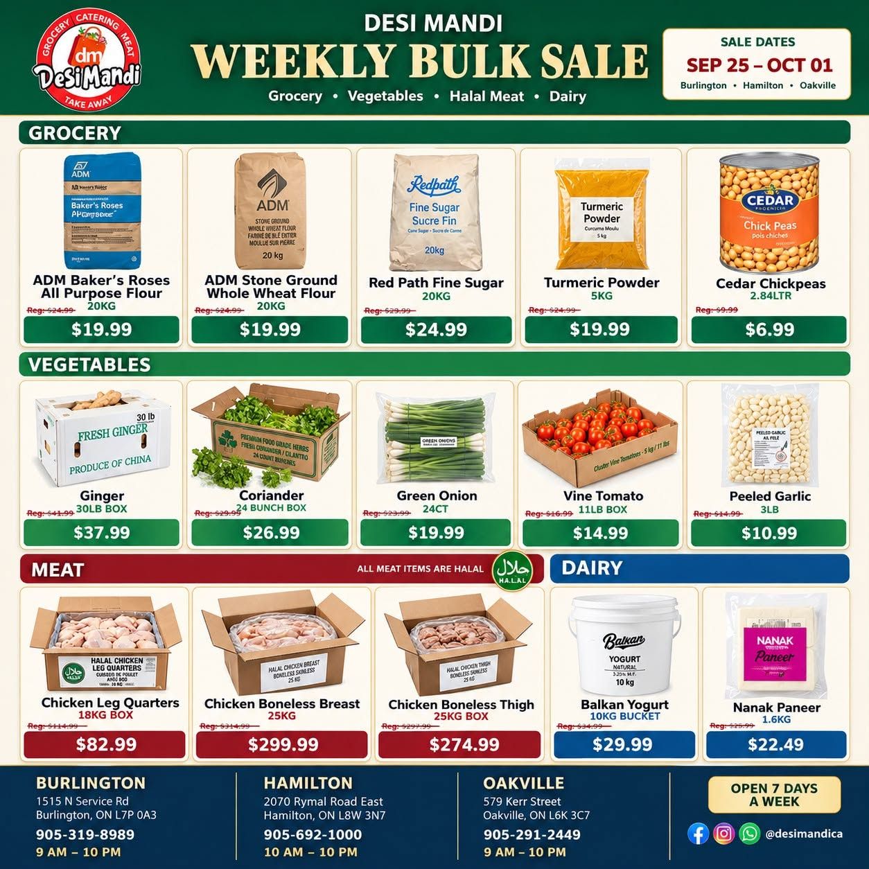 DesiMandi Flyer September 25 to October 1