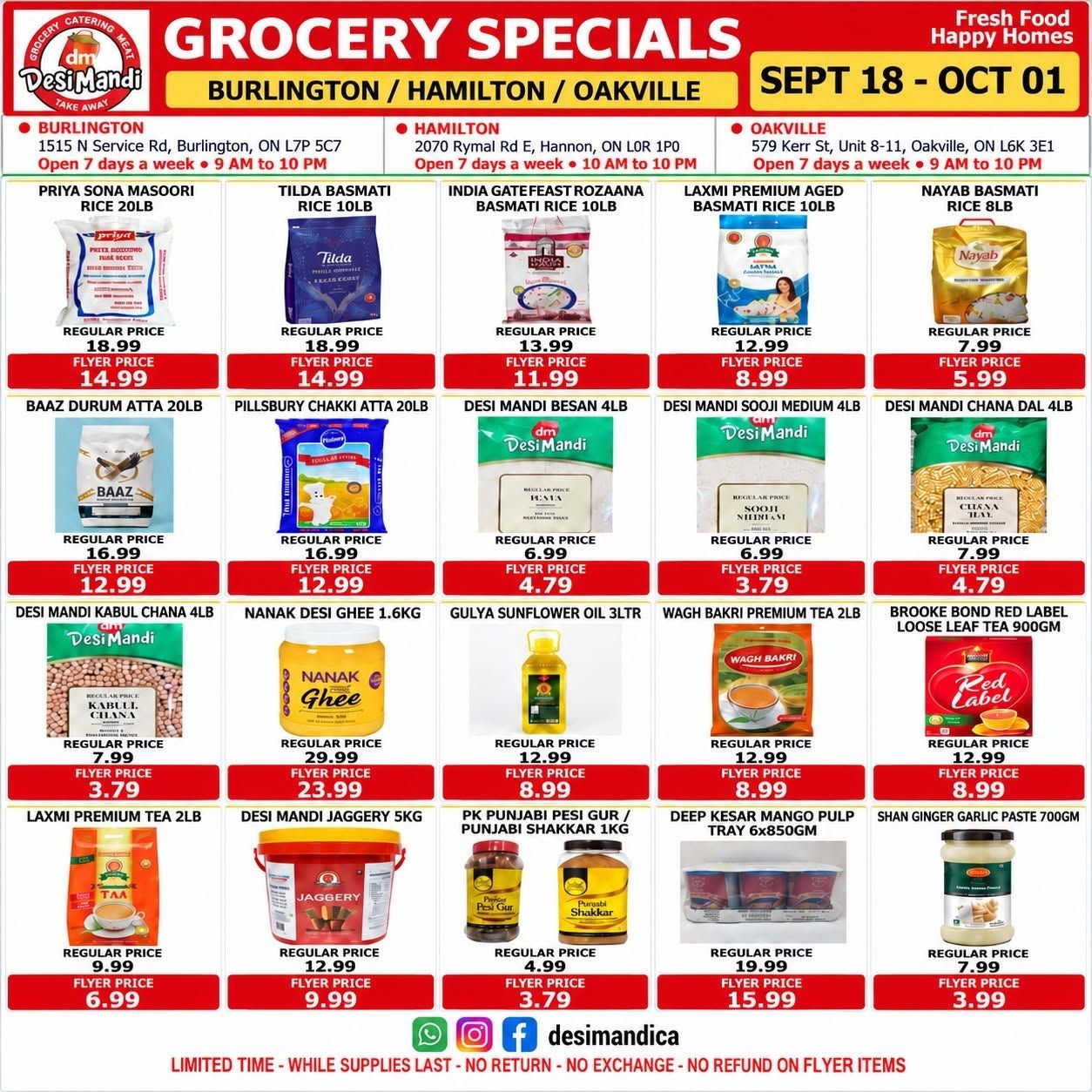 DesiMandi Flyer September 25 to October 1