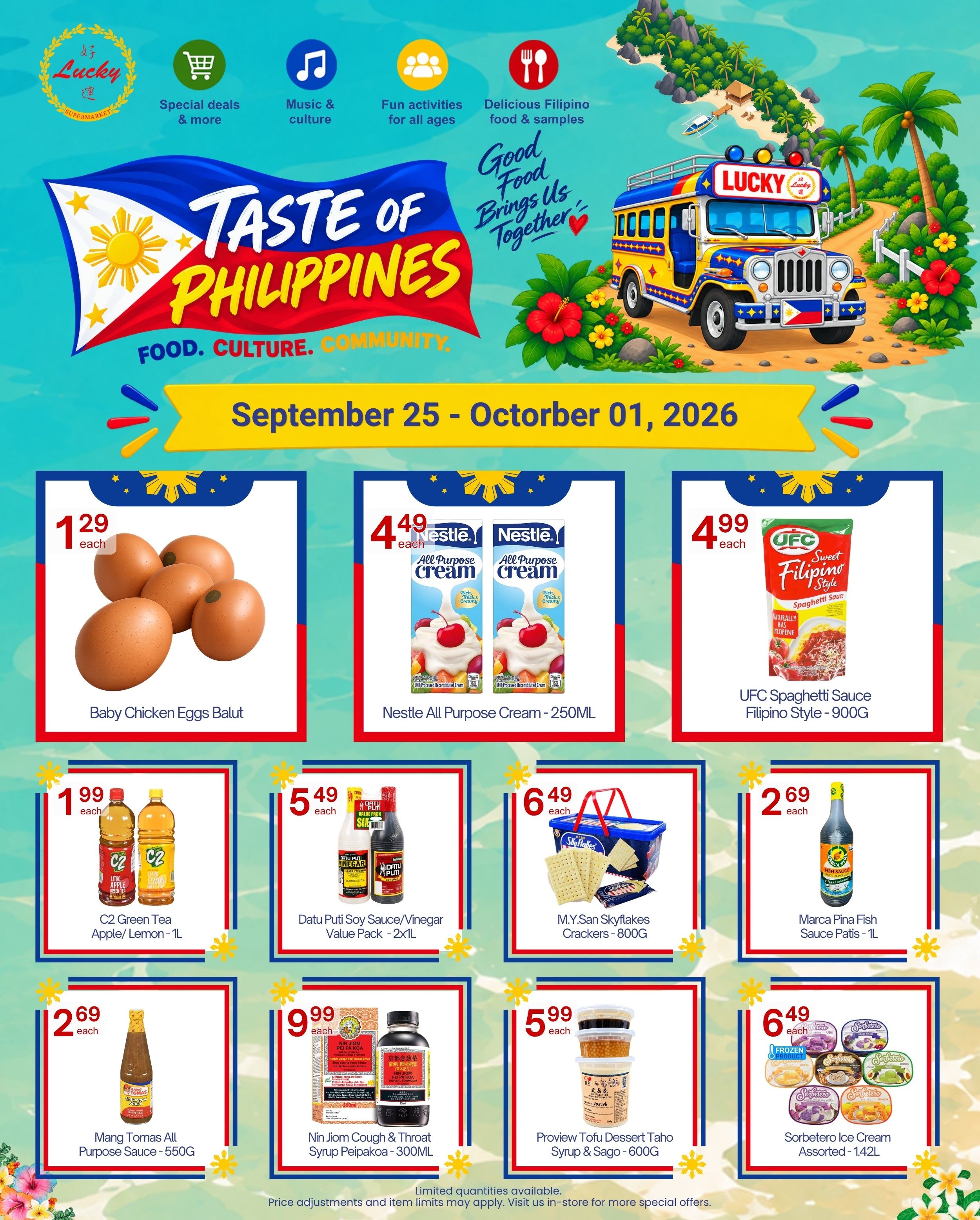Lucky Supermarket (Winnipeg) Flyer September 25 to October 1
