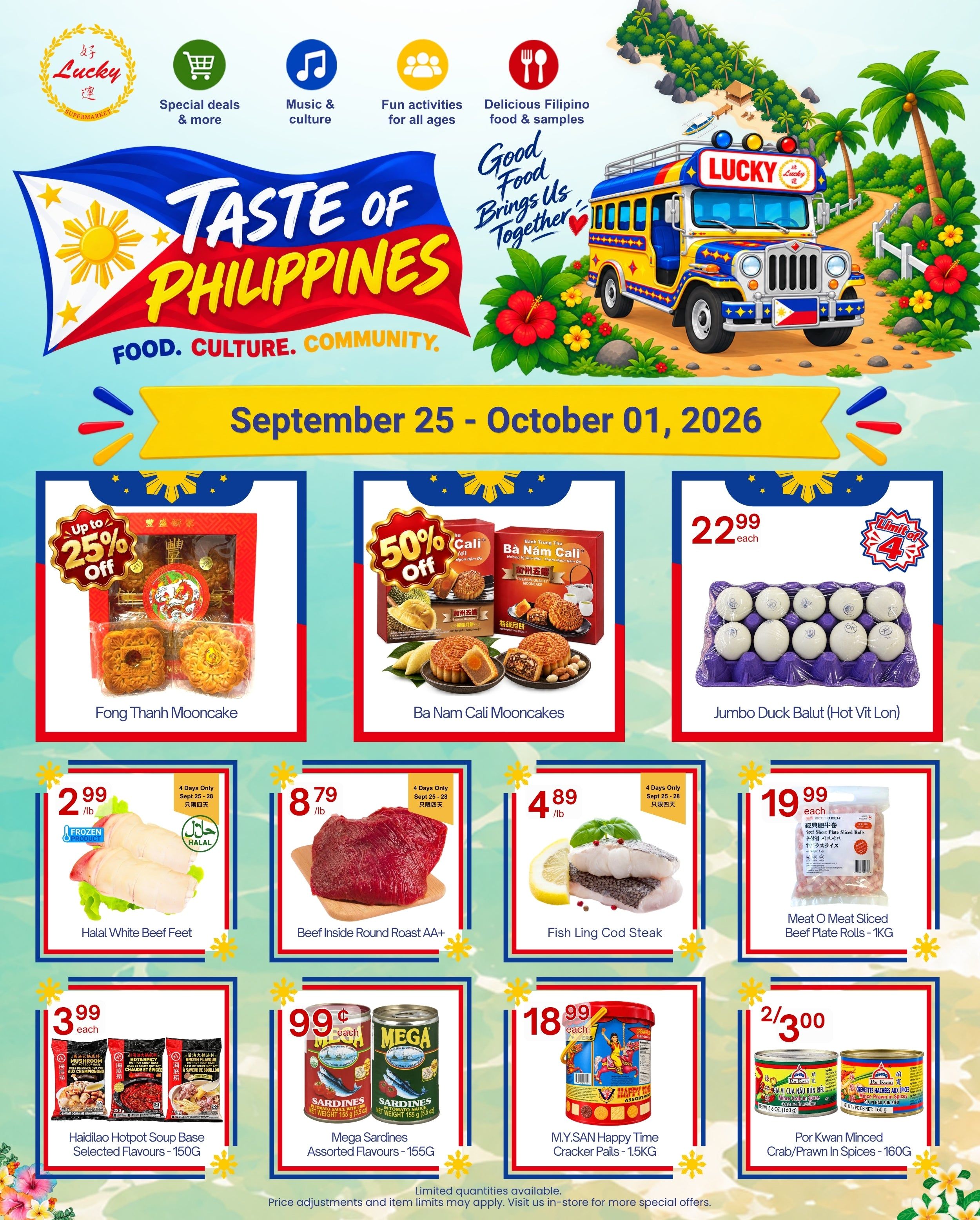 Lucky Supermarket (Surrey) Flyer September 25 to October 1
