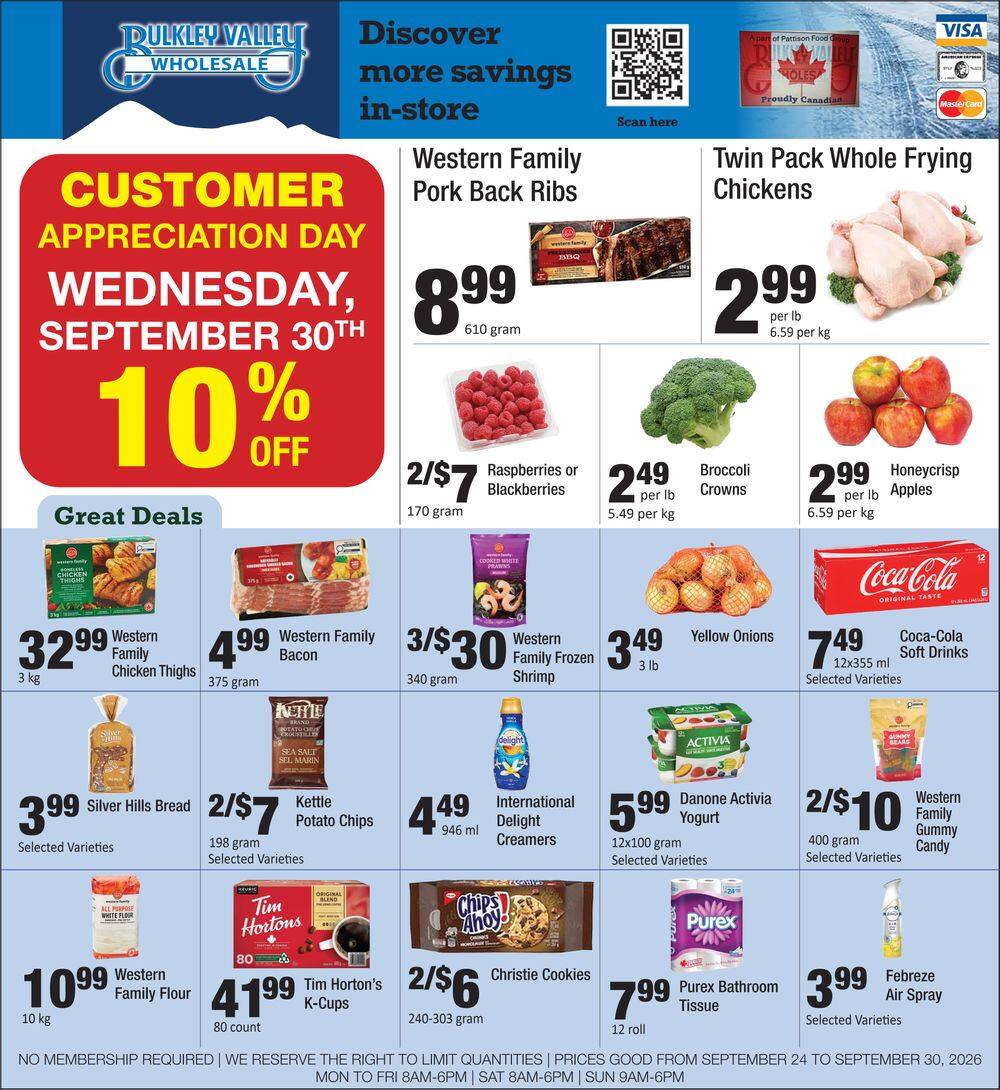 Bulkley Valley Wholesale Flyer September 24 to 30