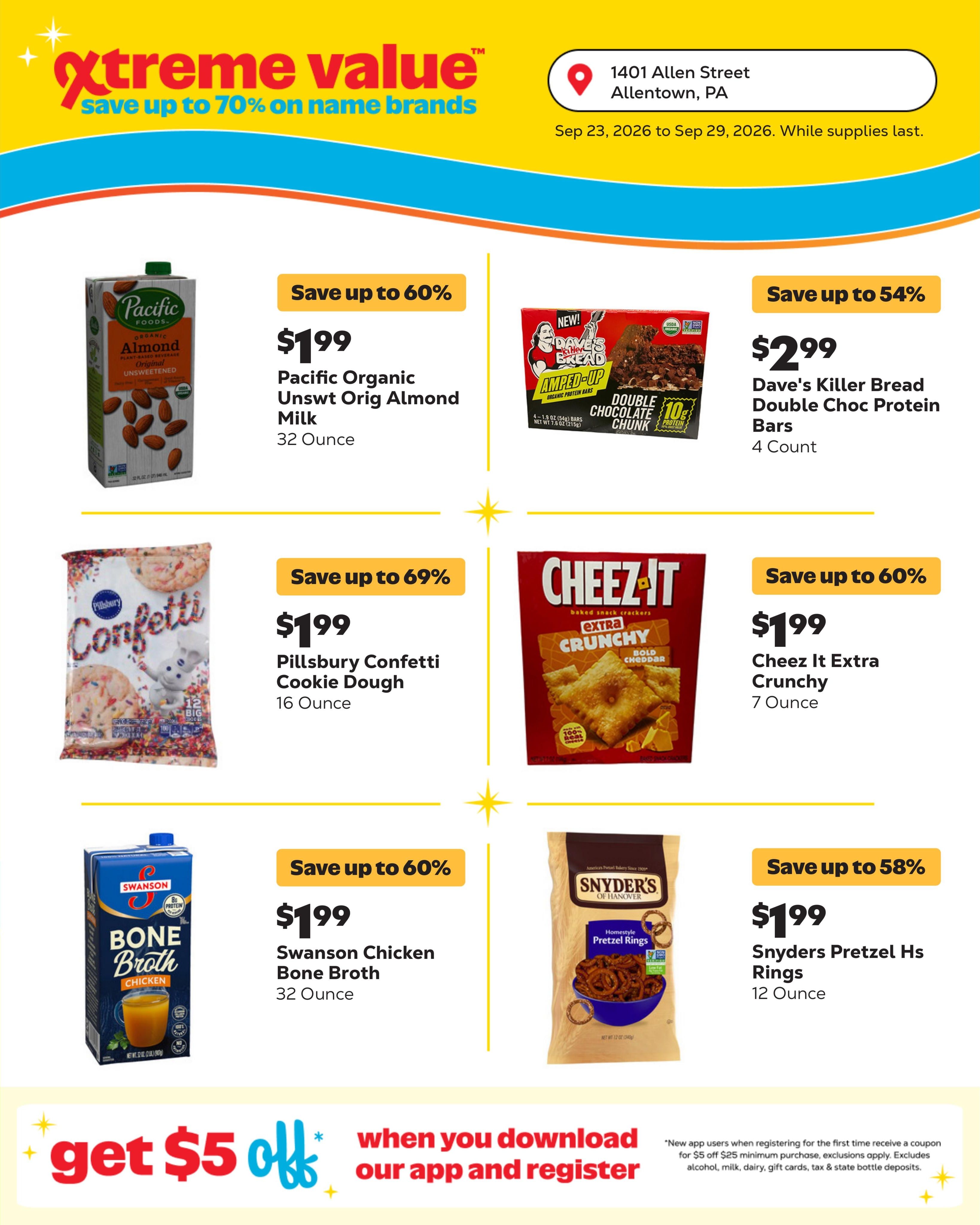 Grocery Outlet (Allentown Area, PA) Weekly Ad September 23 - 29, 2026