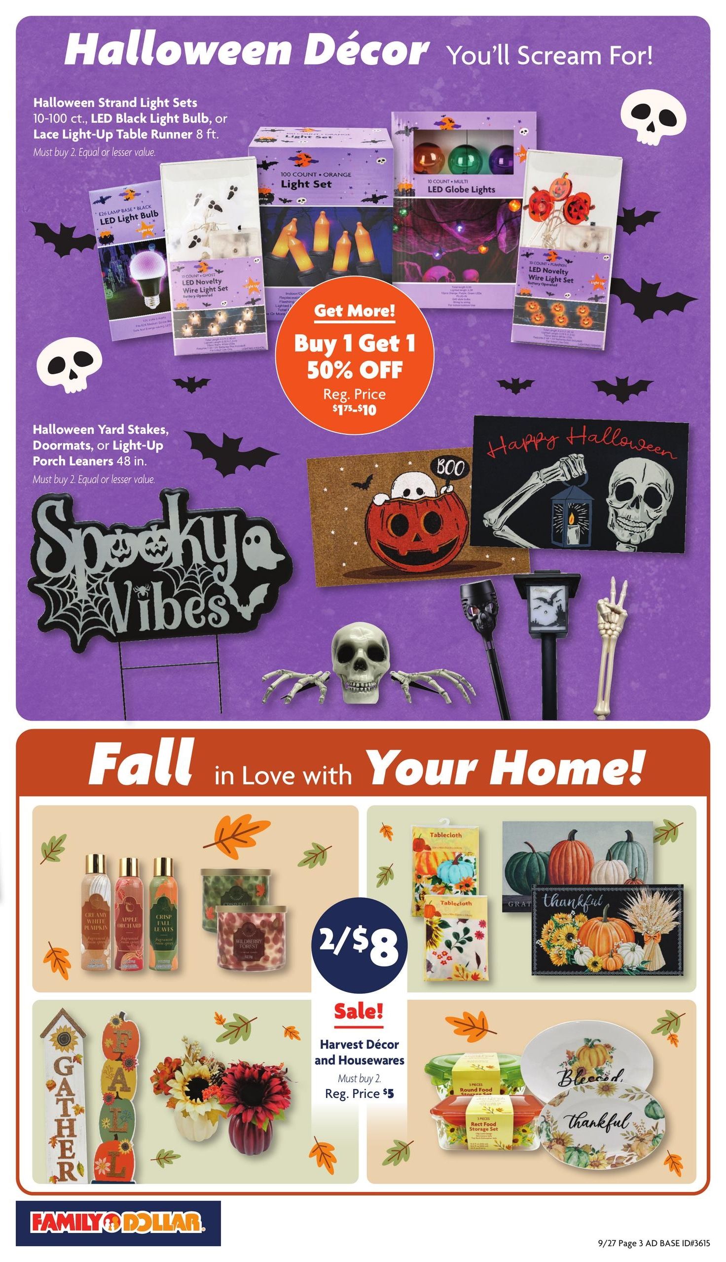 Family Dollar (Abilene Area, TX) Weekly Ad September 27 - October 3, 2026