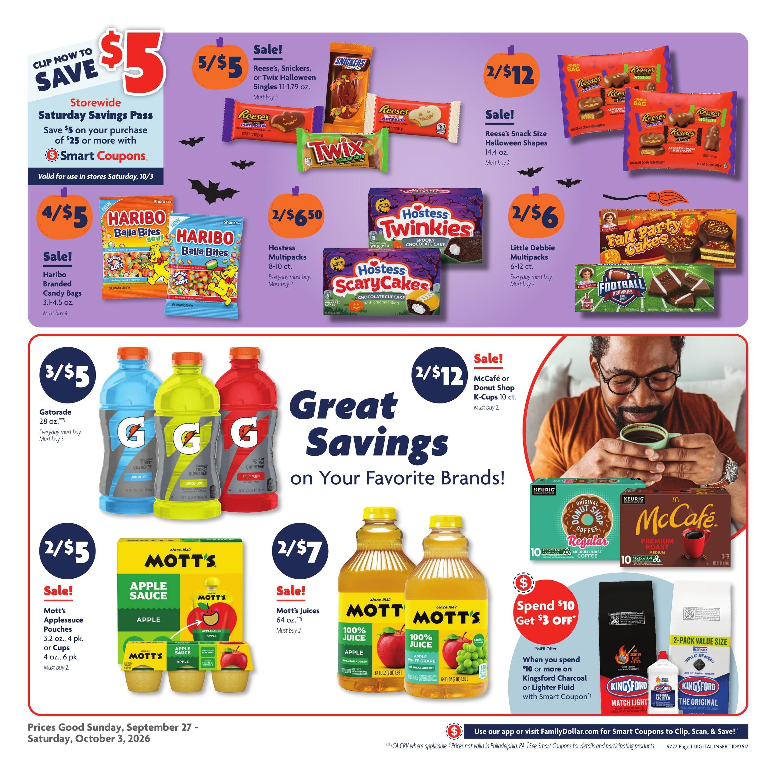Family Dollar (Ajo Area, AZ) Weekly Ad September 27 - October 3, 2026