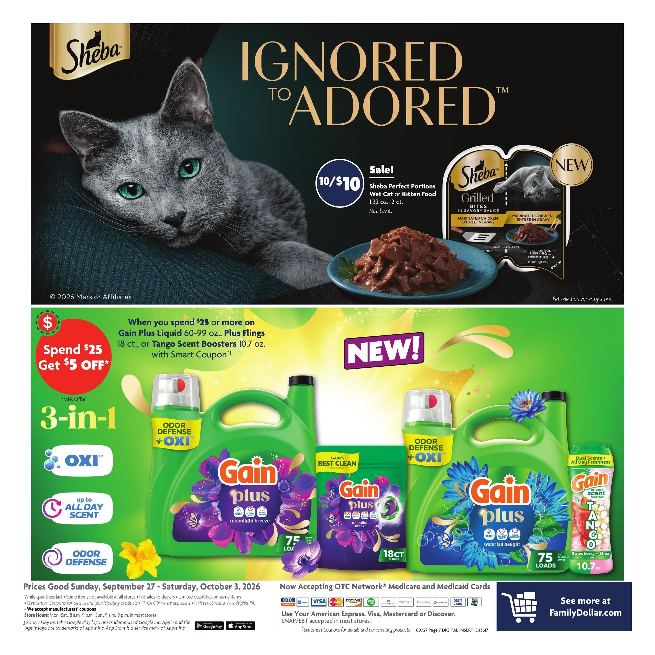 Family Dollar (Asheville Area, NC) Weekly Ad September 27 - October 3, 2026