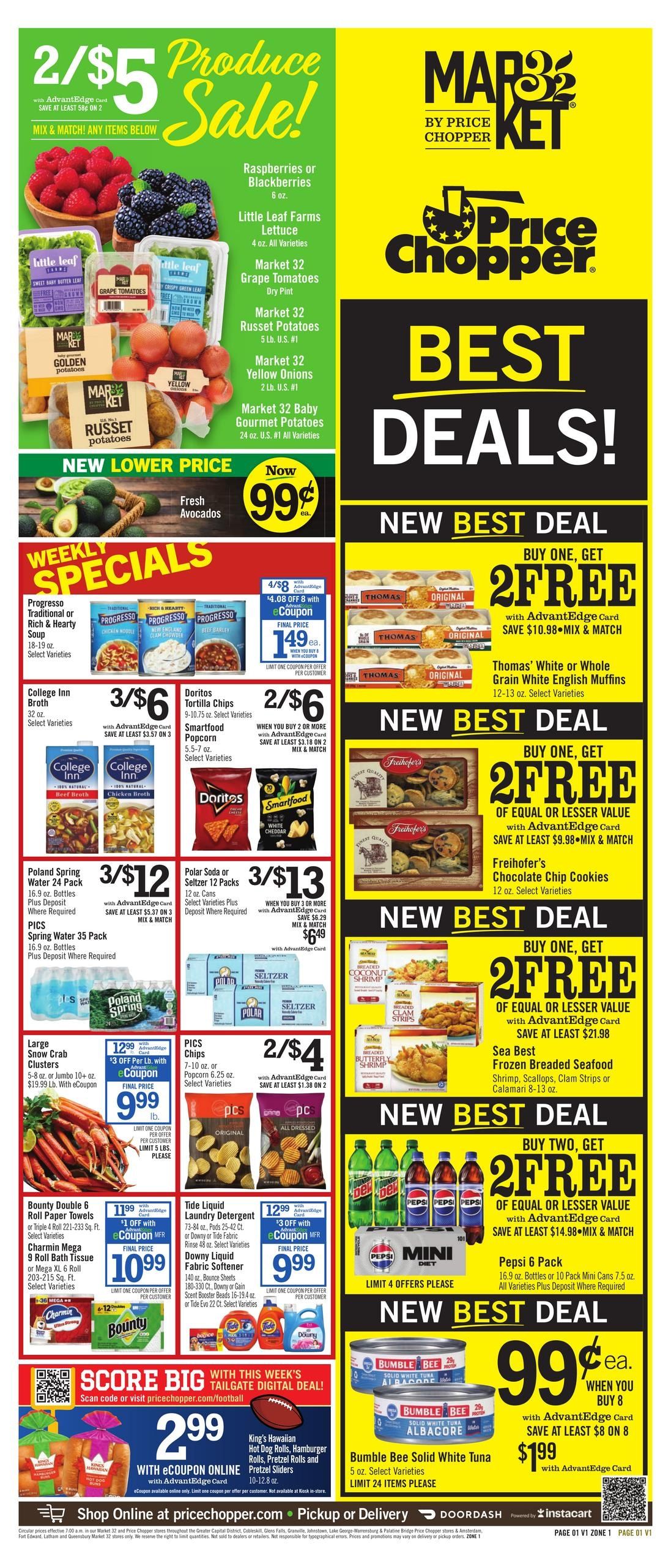 Price Chopper (Albany-Whitehall Area, NY) Weekly Ad September 27 - October 3, 2026